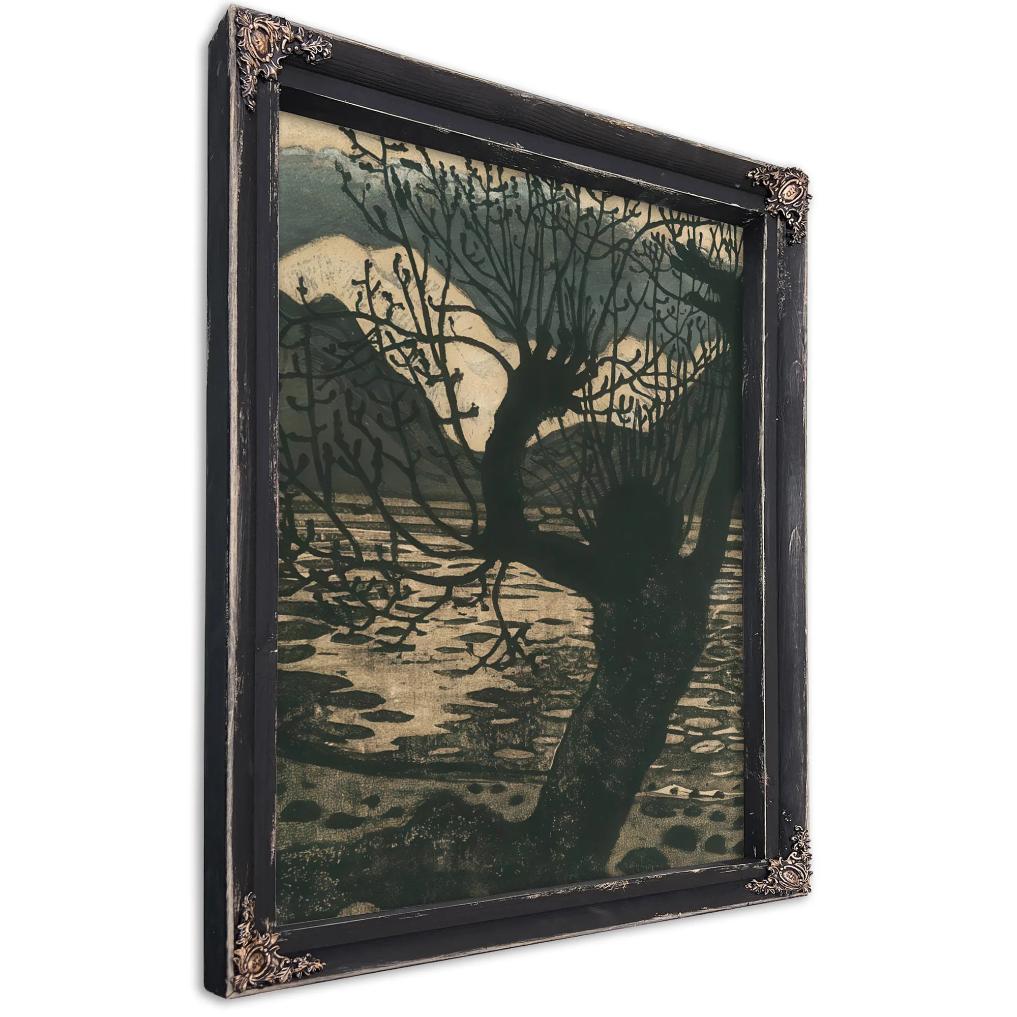 Spring Night And Willow 2 By Nicolai Astrup Fine Art Print