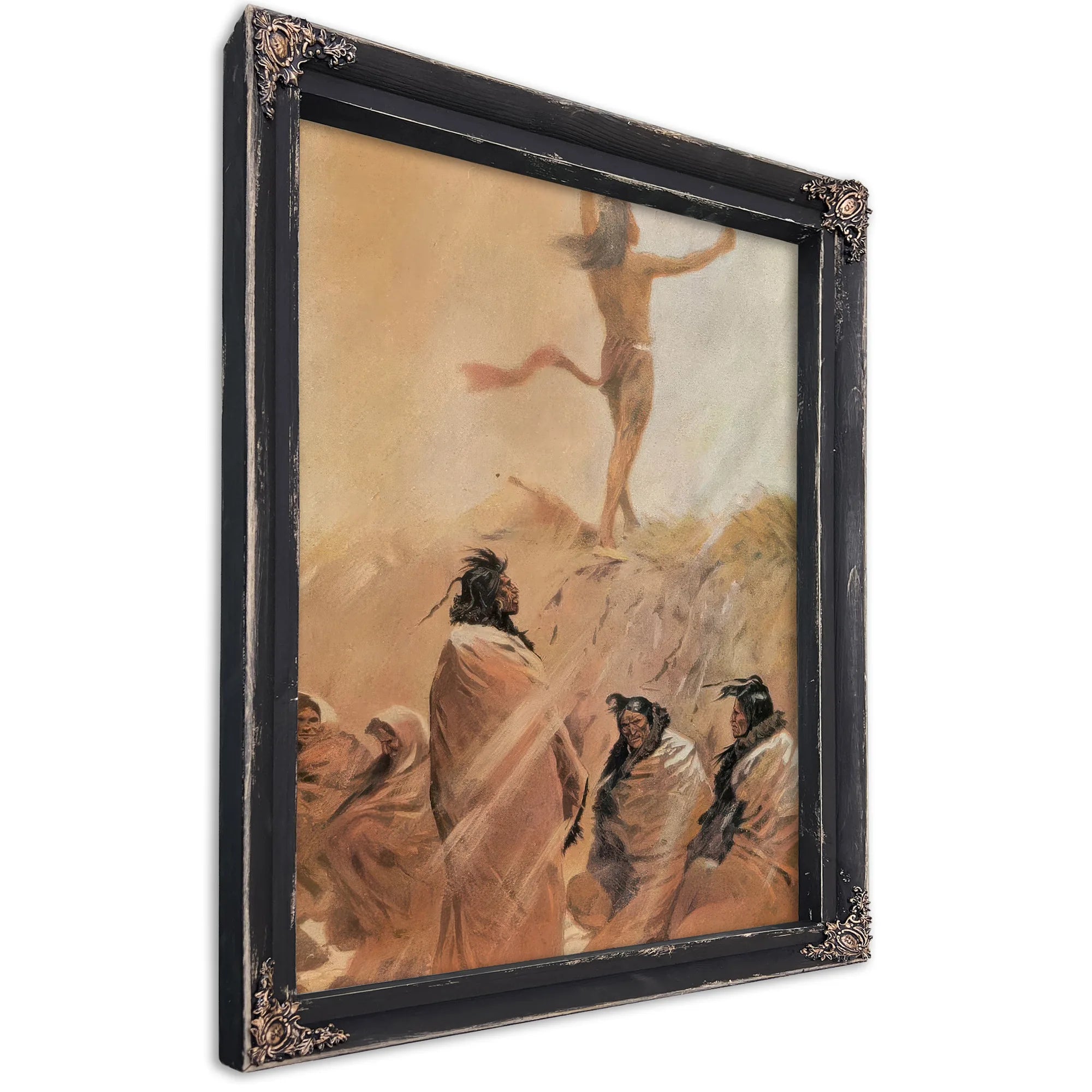 The Fire Eater Raised His Arms Heavenward By Frederic Remington Fine Art Print