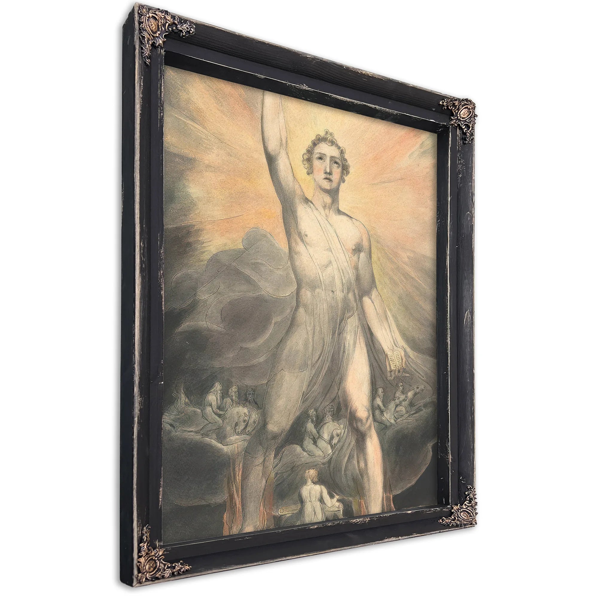 Angel Of The Revelation 1803 1805 Pencil Watercolor 39 2X26Cm Met By William Blake Fine Art Print