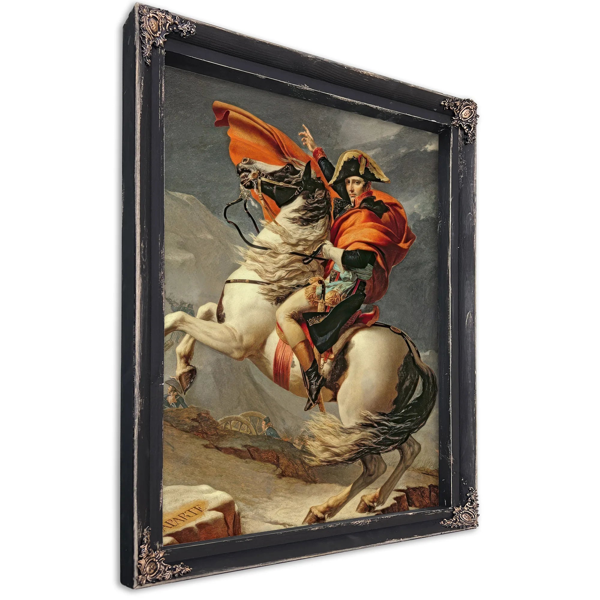Napoleon Crossing The Alps On 20Th May 1800 1 By Jacques Louis David Fine Art Print
