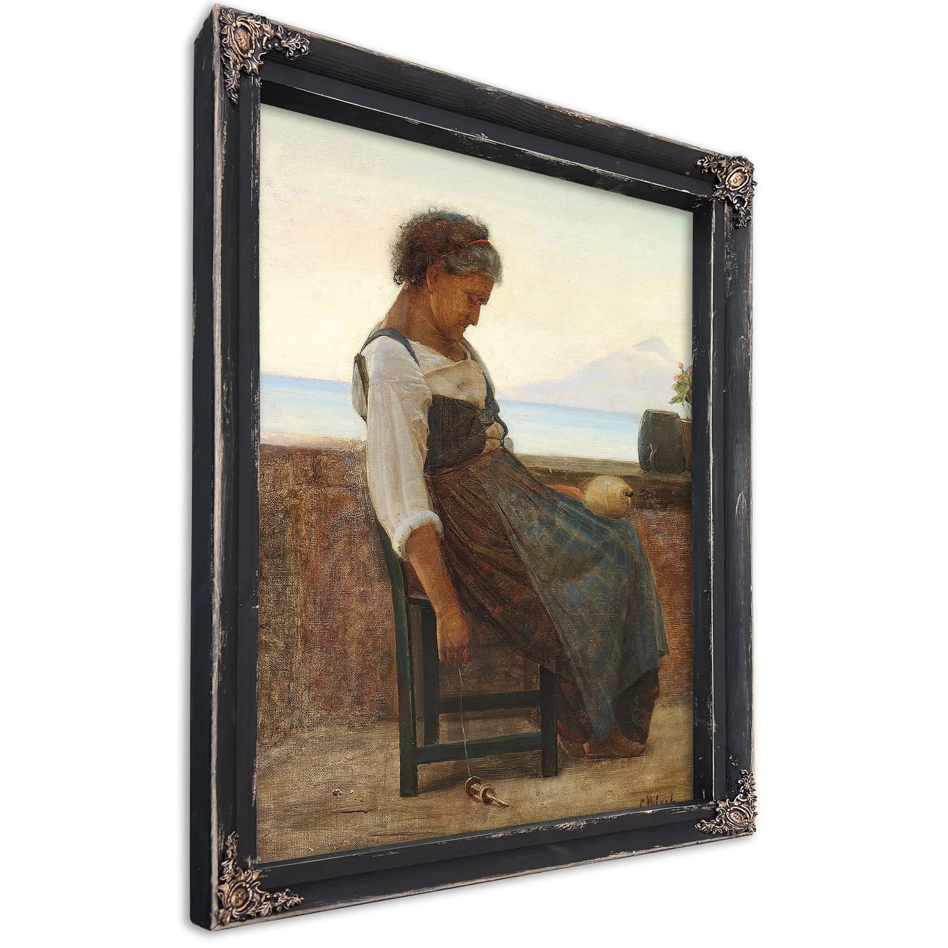 Italiensk Morlille Tager Sig Et Hvil by Carl Bloch