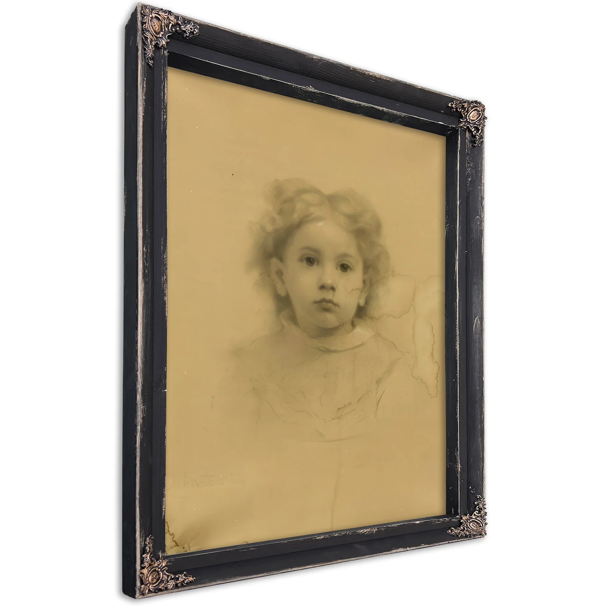Portrait Of Ethel D. Puffer By Thomas Wilmer Dewing Fine Art Print