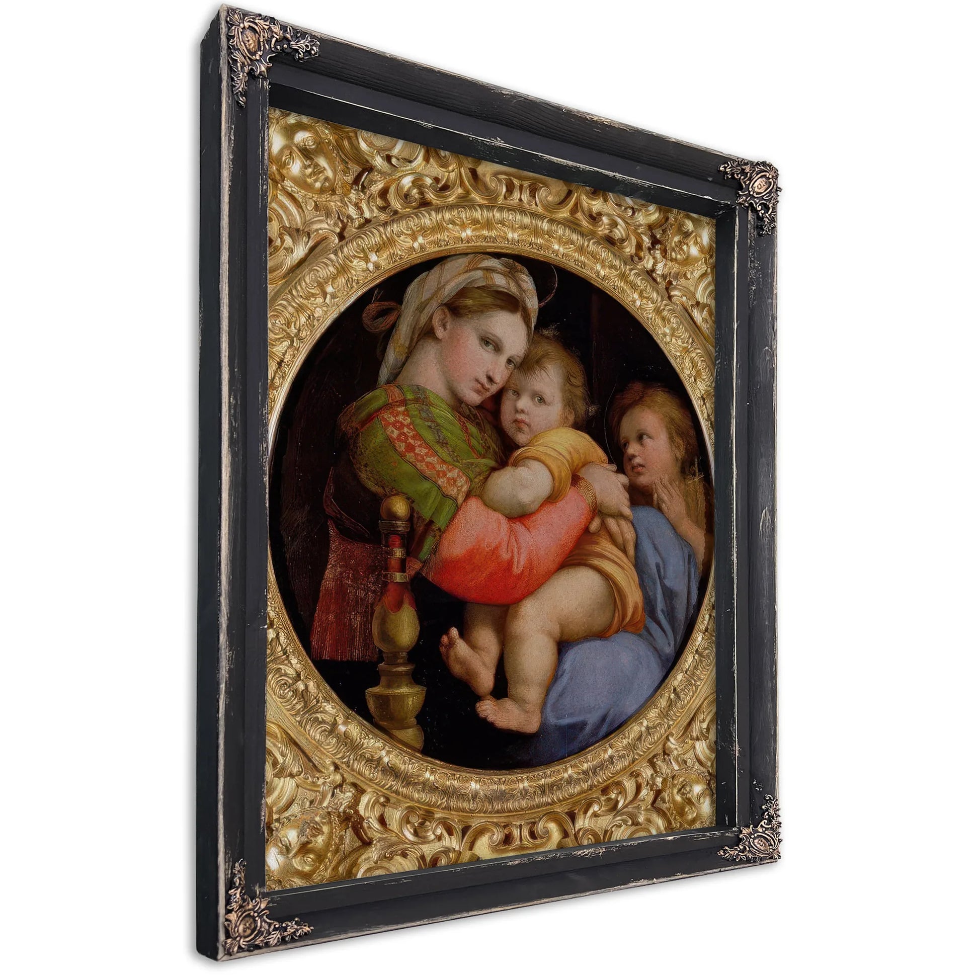 The Madonna Of The Chair By Raphael Fine Art Print