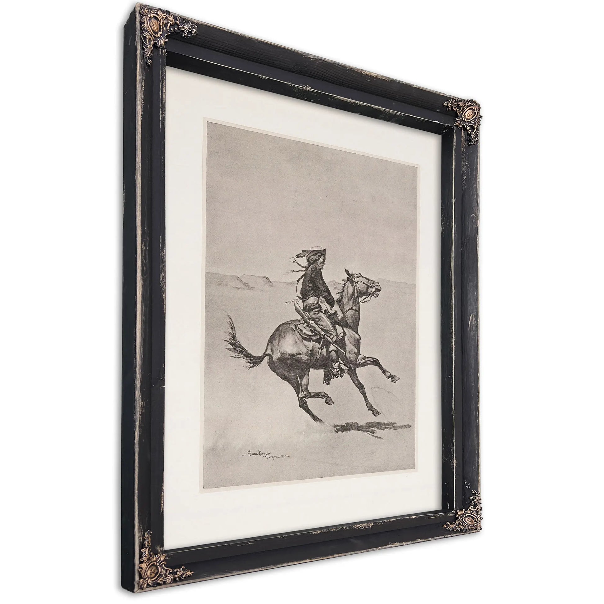 One Of The Fort Keogh Cheyenne Scout Corps Commanded By Lieutenant Casey by Frederic Remington