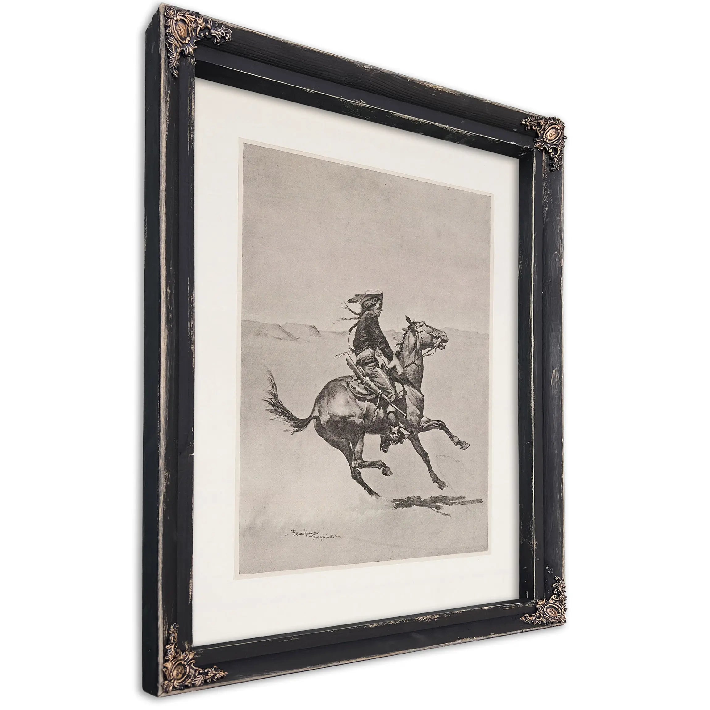One Of The Fort Keogh Cheyenne Scout Corps Commanded By Lieutenant Casey by Frederic Remington