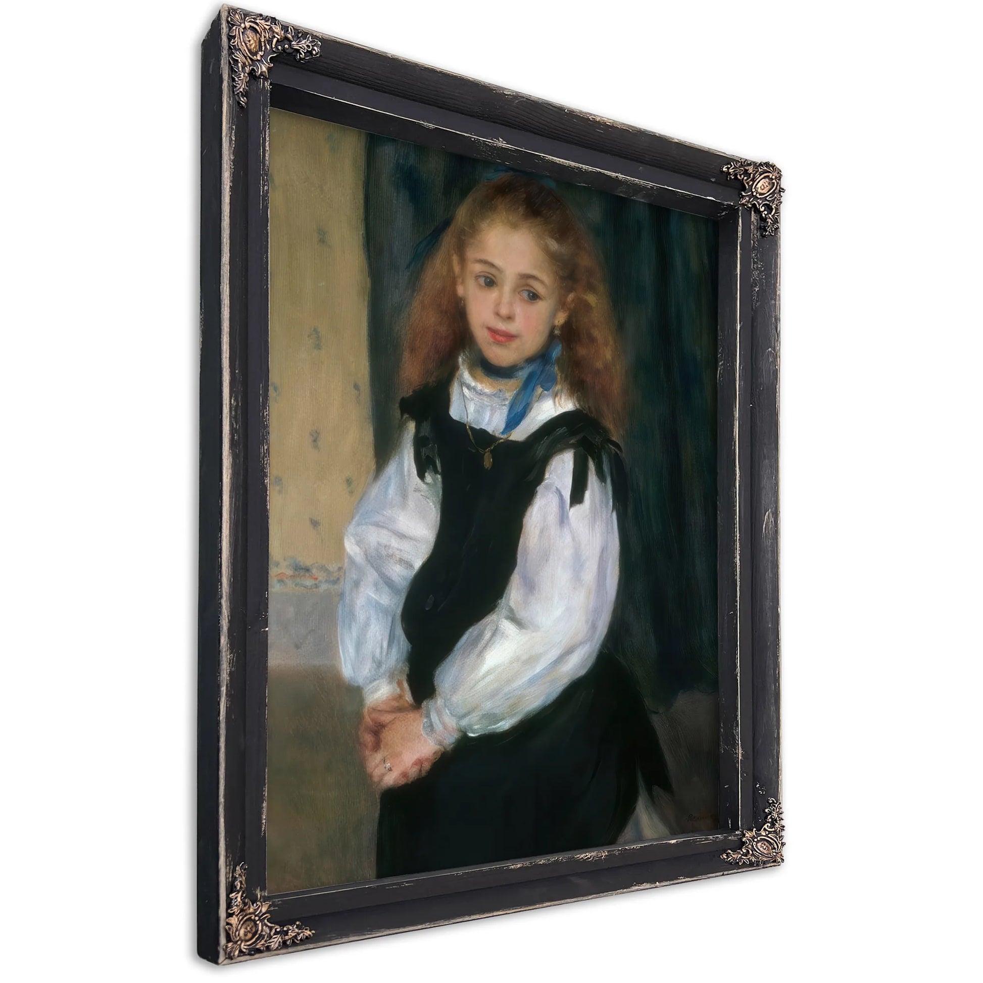 Portrait Of Mademoiselle Legrand By Pierre August Renoir Fine Art Print