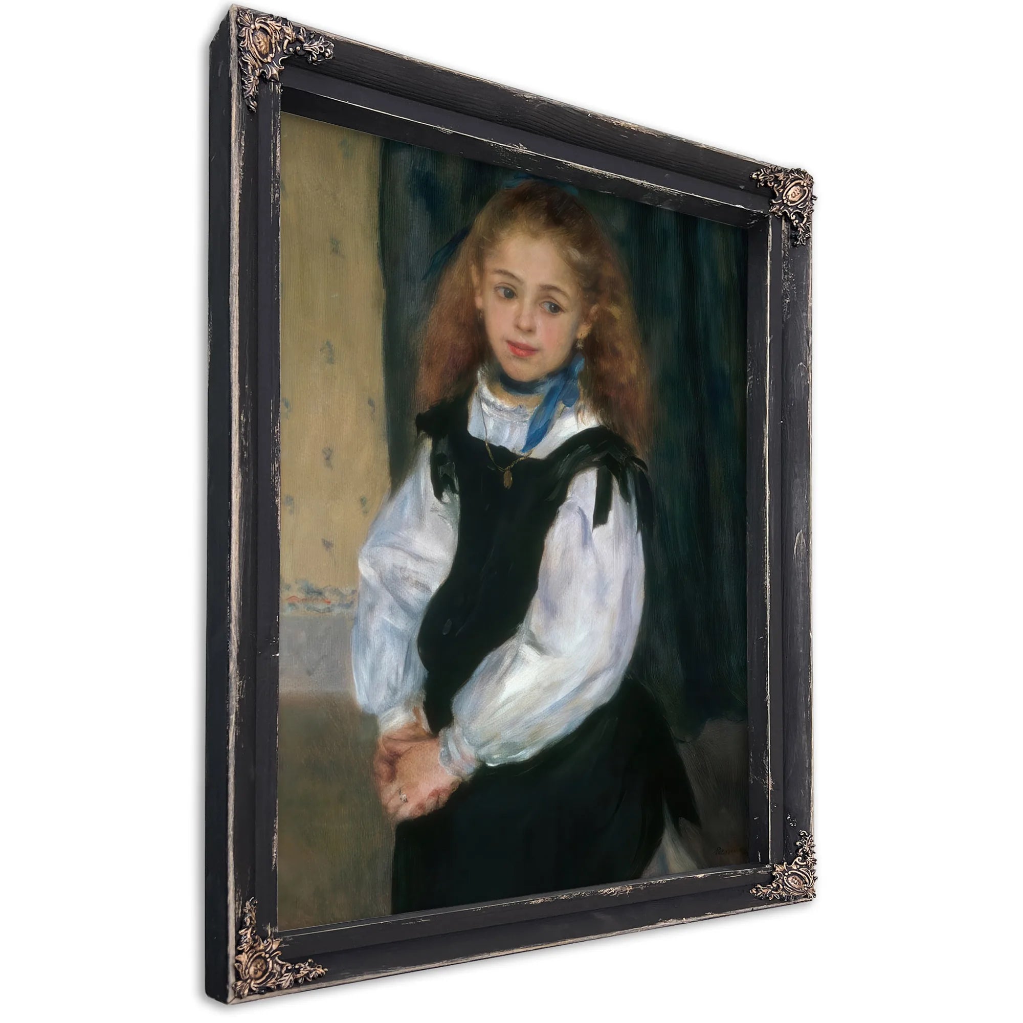 Portrait Of Mademoiselle Legrand By Pierre August Renoir Fine Art Print