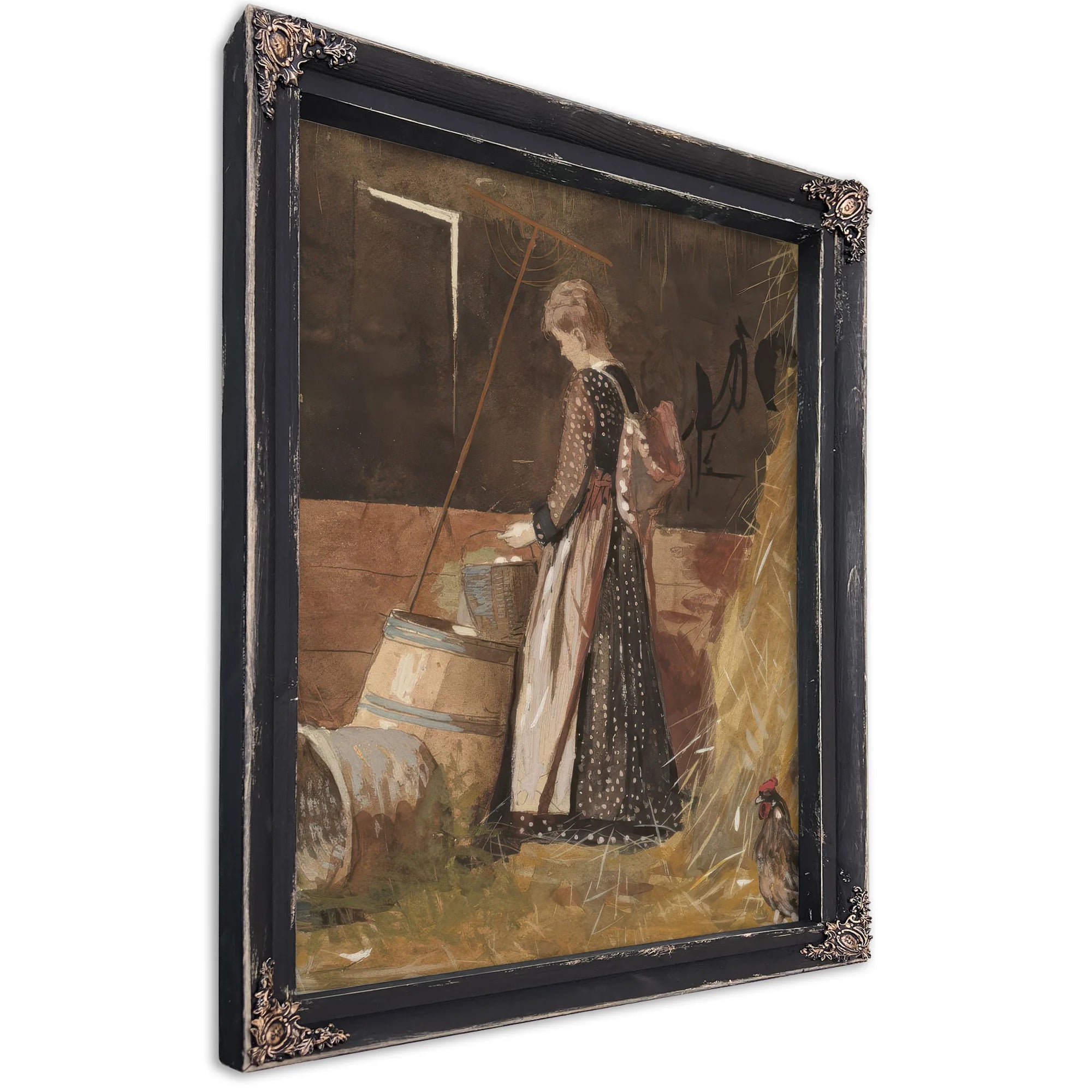 Fresh Eggs By Winslow Homer Fine Art Print
