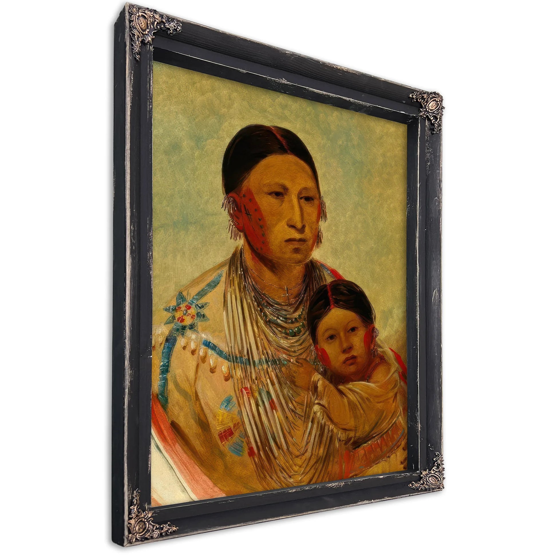 Ru Ton Ye Wee Ma, Strutting Pigeon, Wife Of White Cloud By George Catlin Fine Art Print