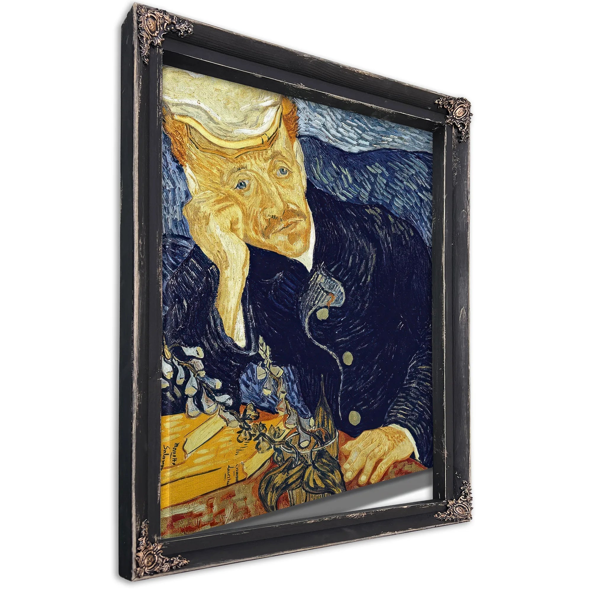 Portrait Of Dr. Gachet By Vincent Van Gogh Fine Art Print
