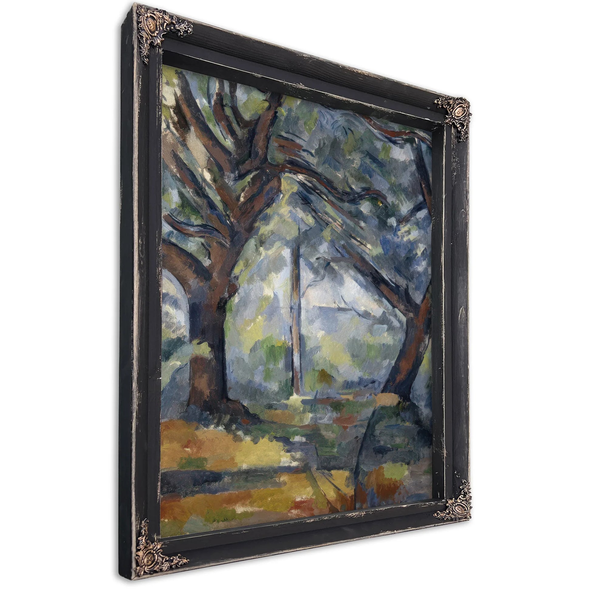 The Big Trees By Paul Cezanne Fine Art Print