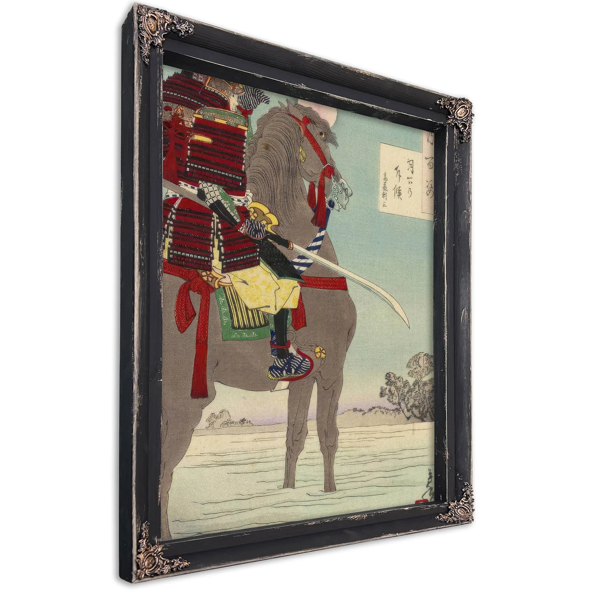 100 Aspects No 8 Moonlight Patrol 1885 By Tsukioka Yoshitoshi Fine Art Print