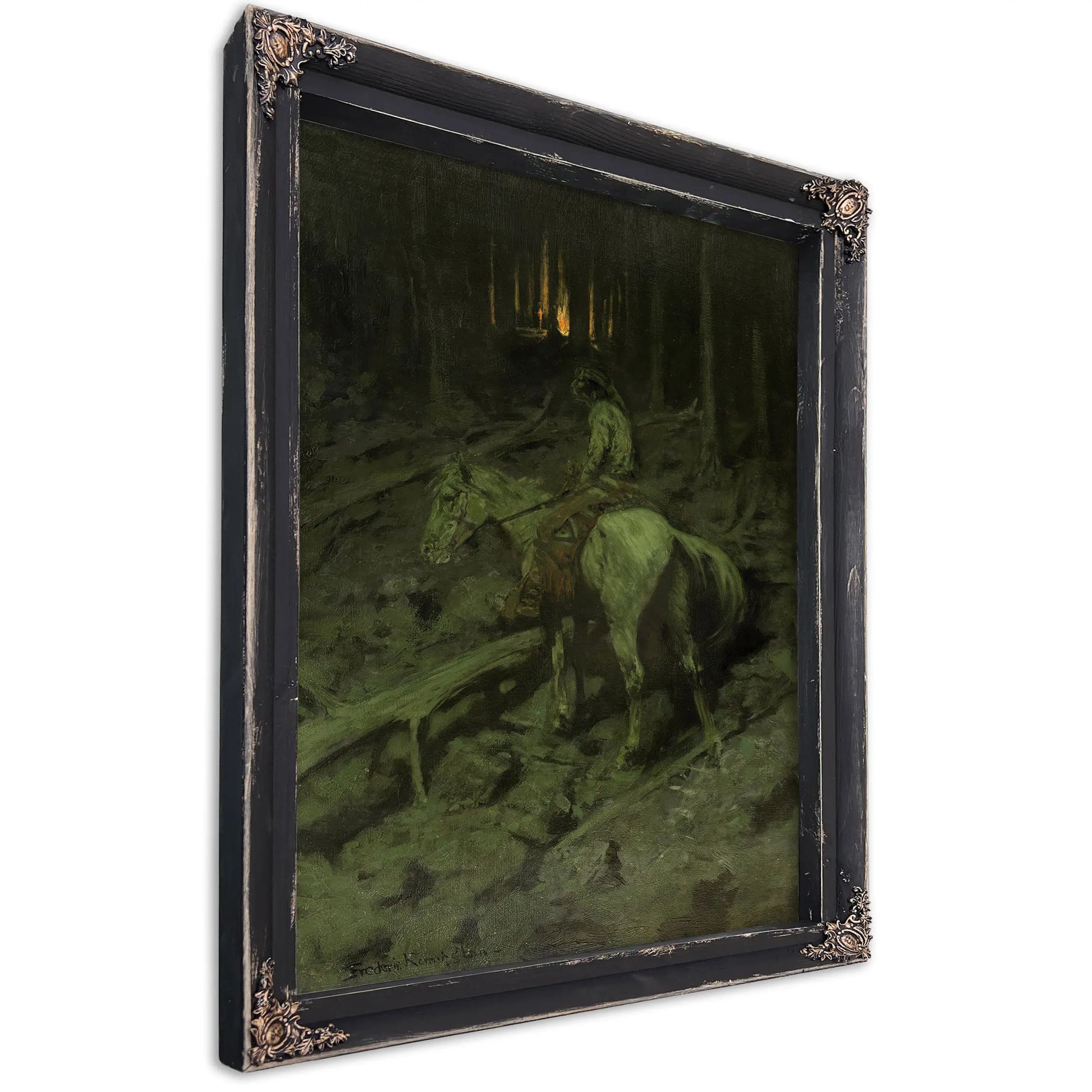  Apache Fire Signal  by Frederic Remington