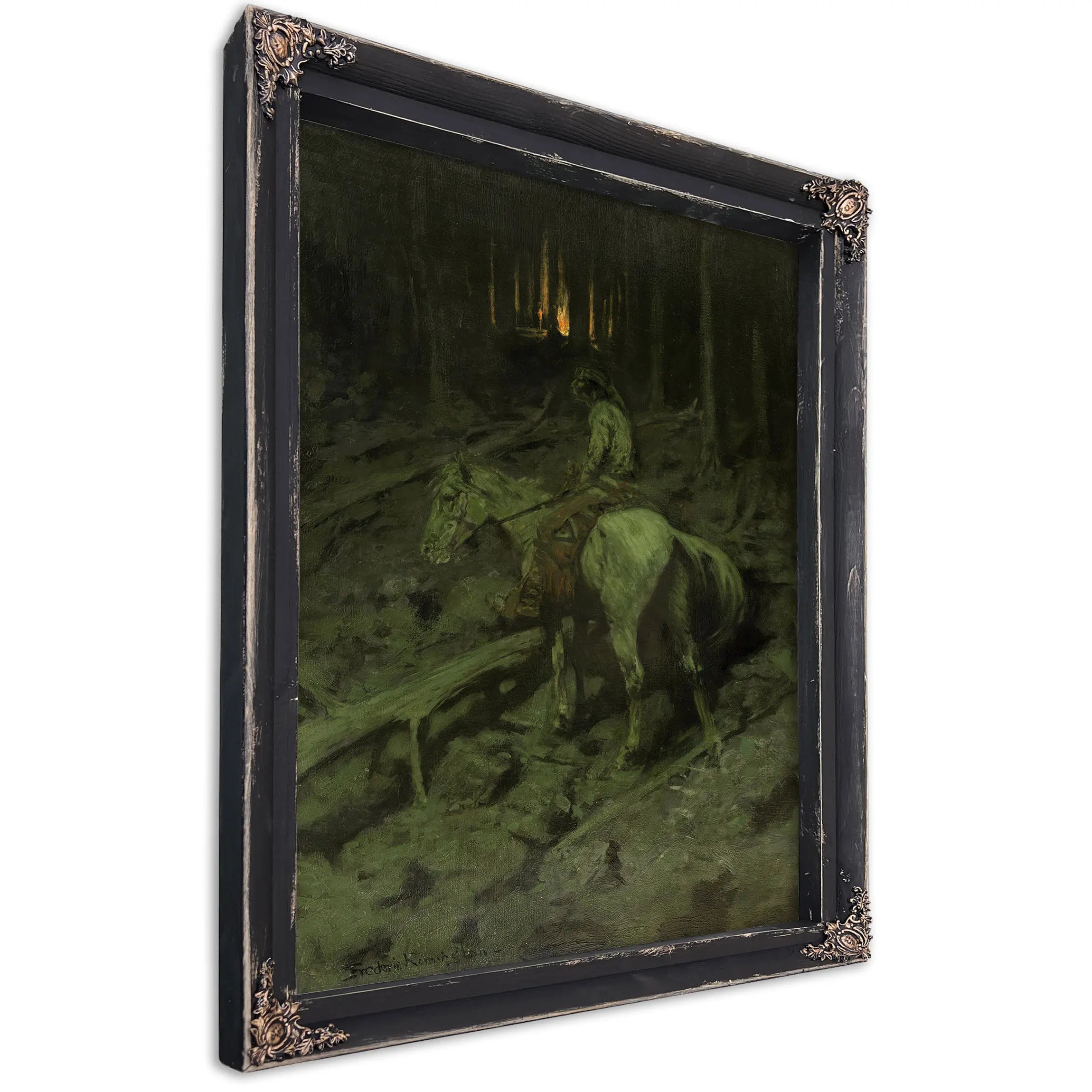  Apache Fire Signal  by Frederic Remington