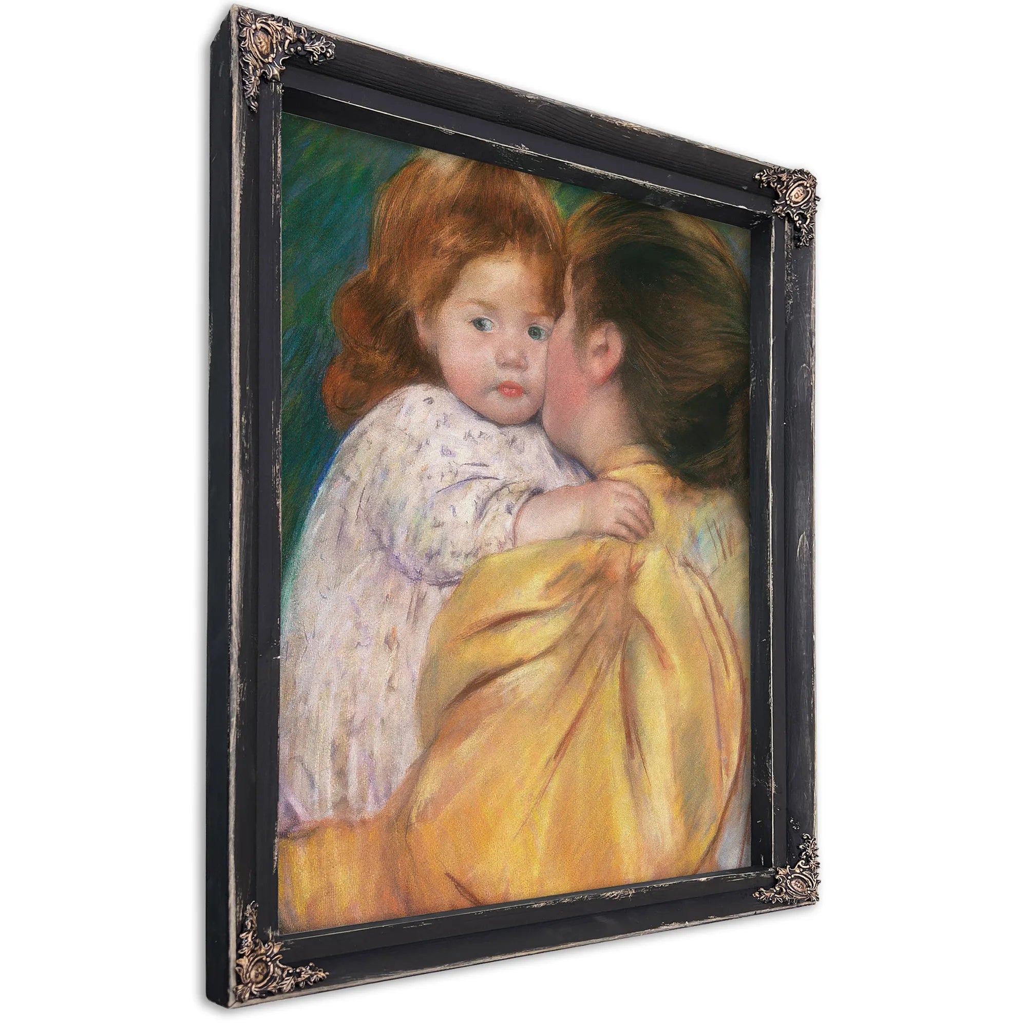 Mother And Child (Maternal Kiss) By Mary Cassatt Fine Art Print