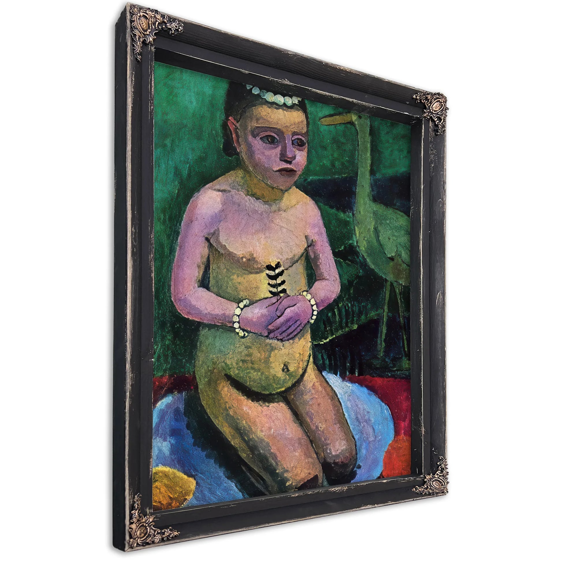 Girl With Stork By Paula Modersohn Becker Fine Art Print