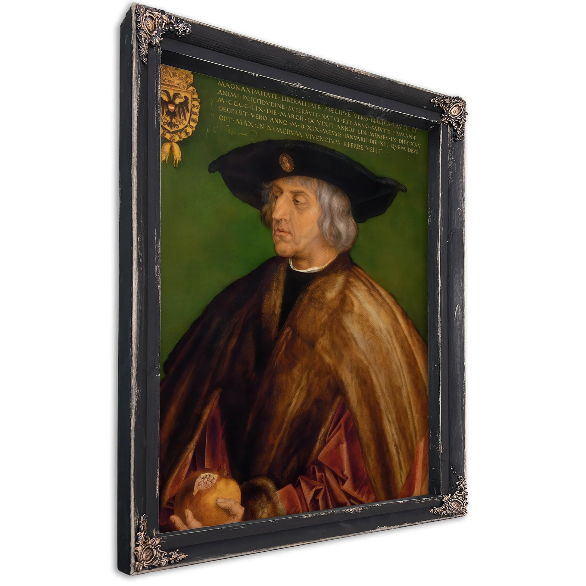 Portrait Of Maximilian I 1519 By Albrecht Durer Fine Art Print