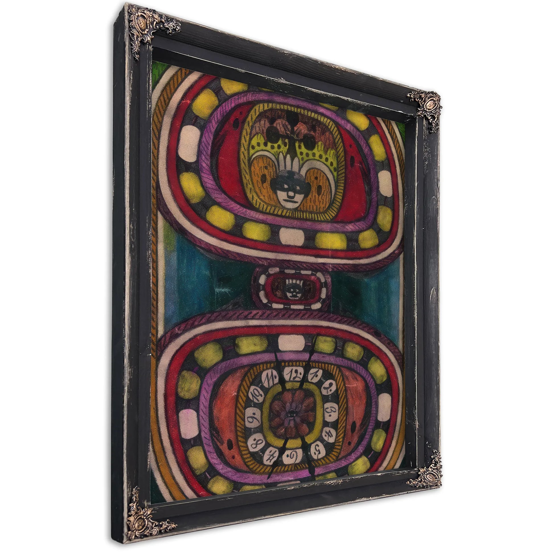 Cleopatra St Adolf Ring Giant City In India 1915 By Adolf Wolfli Fine Art Print