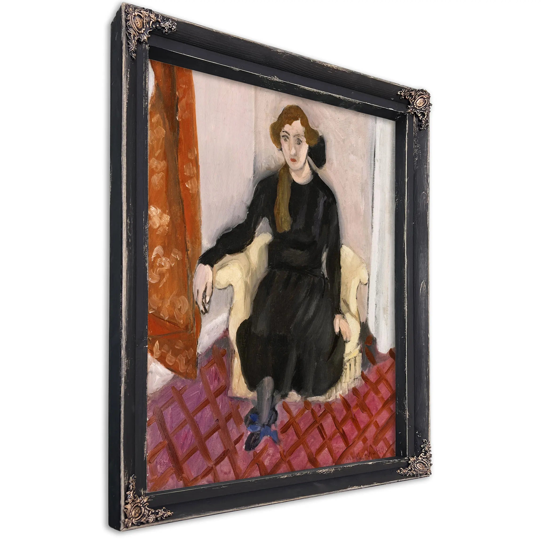 Woman In A Yellow Dress (Femme En Robe Jaune) by Henri Matisse