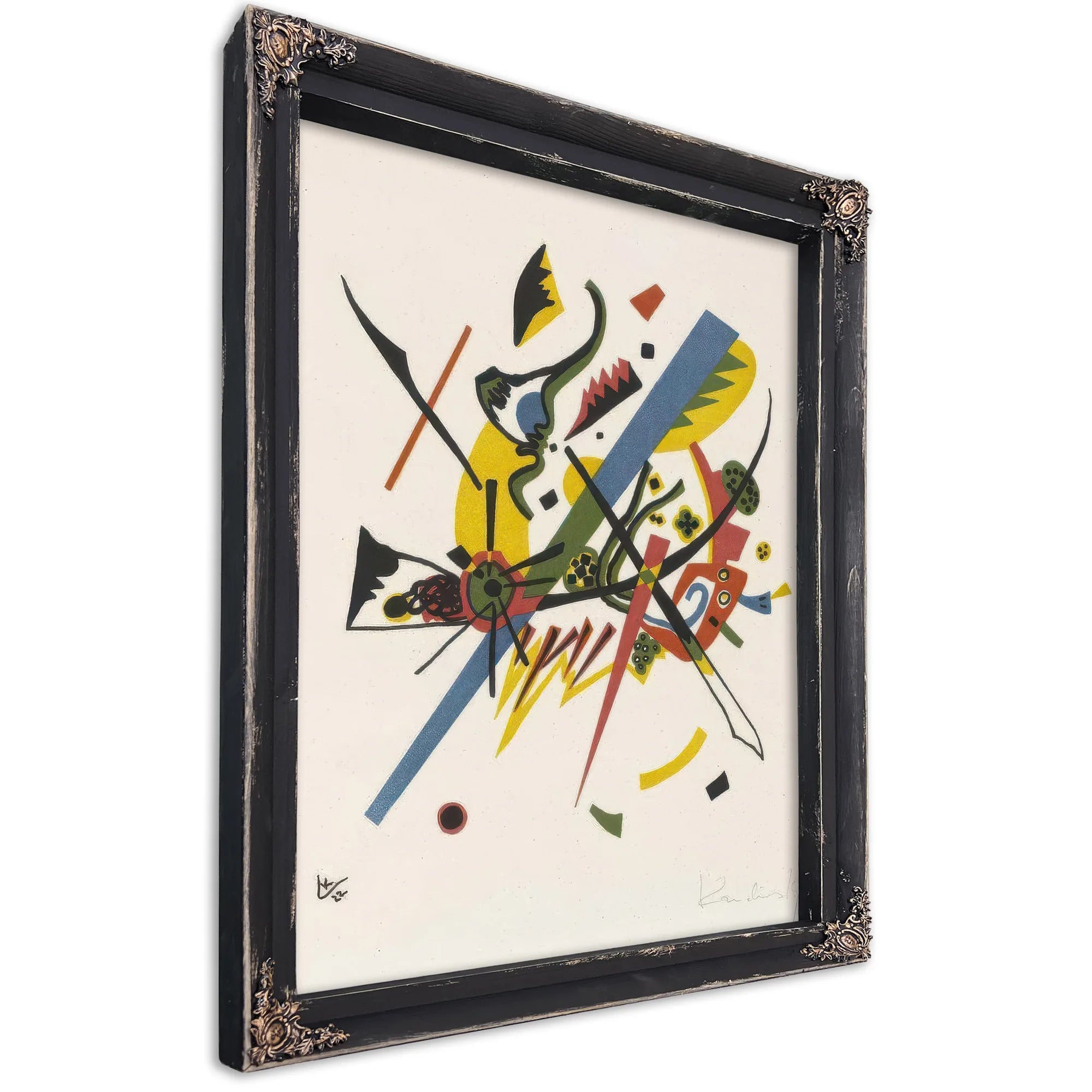 On White Ii 1923 By Wassily Kandinsky Fine Art Print