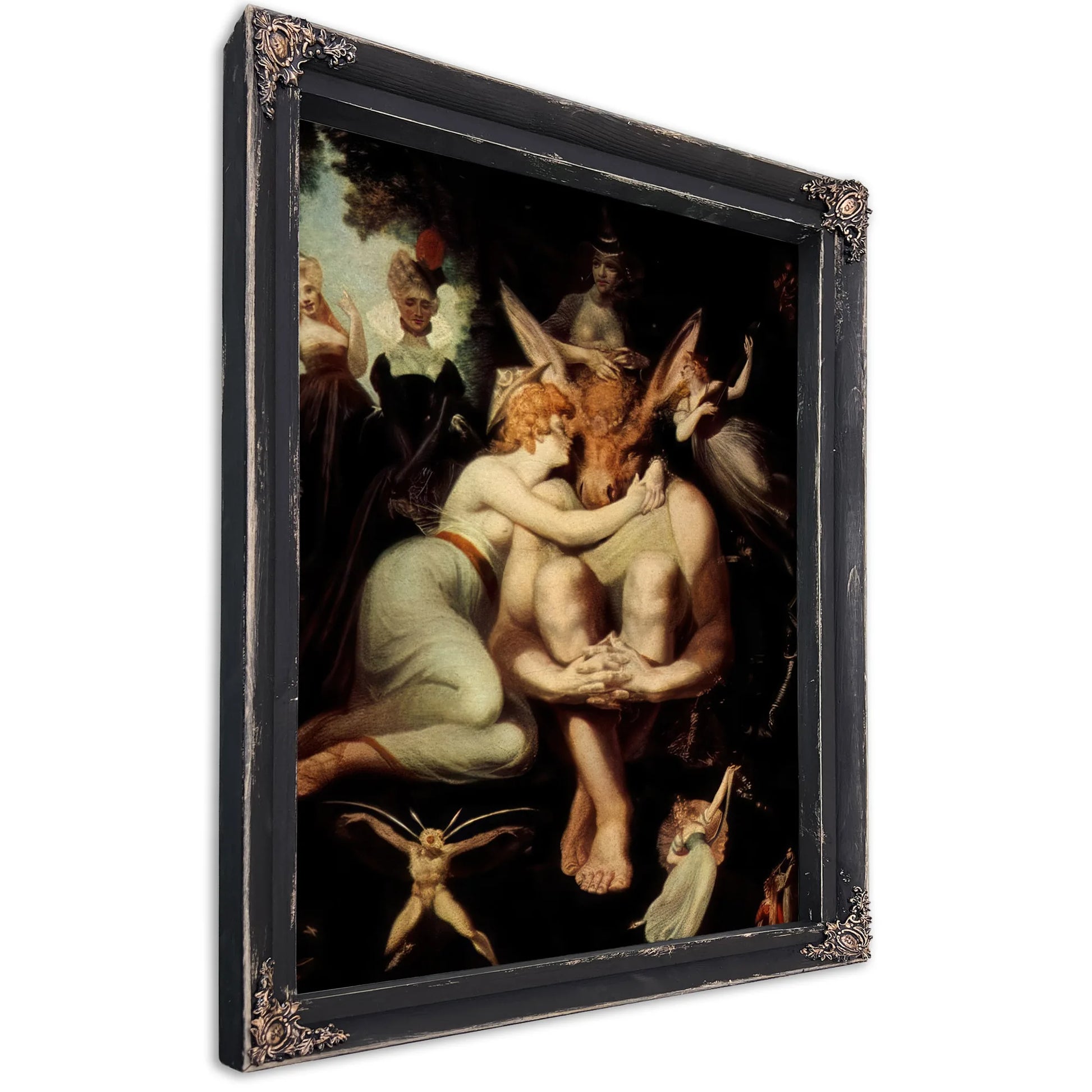 The Elf Queen Titania And Labels, The Weavers With Donkey's Head By Henry Fuseli Fine Art Print