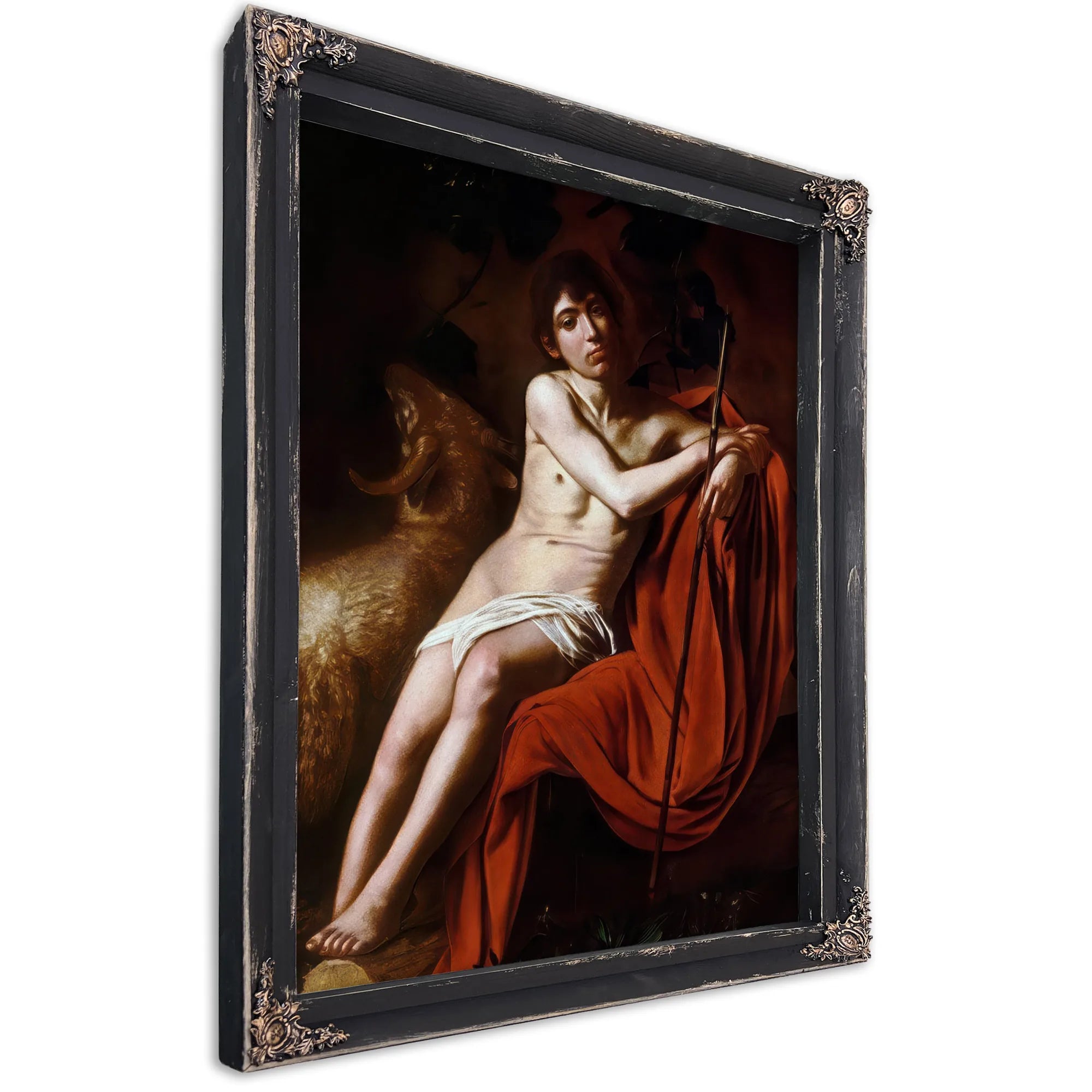 John The Baptist 1610 By Caravaggio Fine Art Print