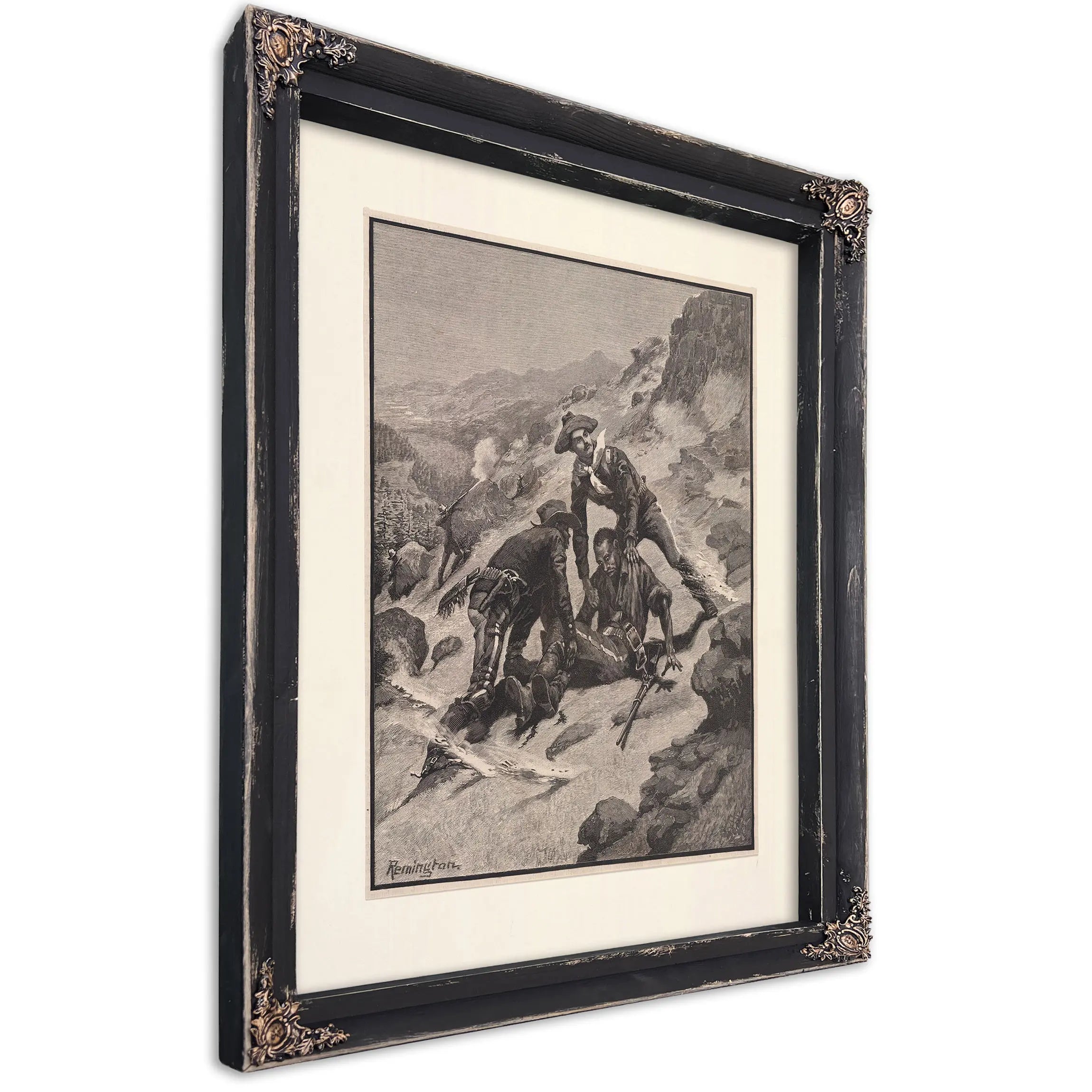 Soldiering In The Southwest The Rescue Of Corporal Scott by Frederic Remington