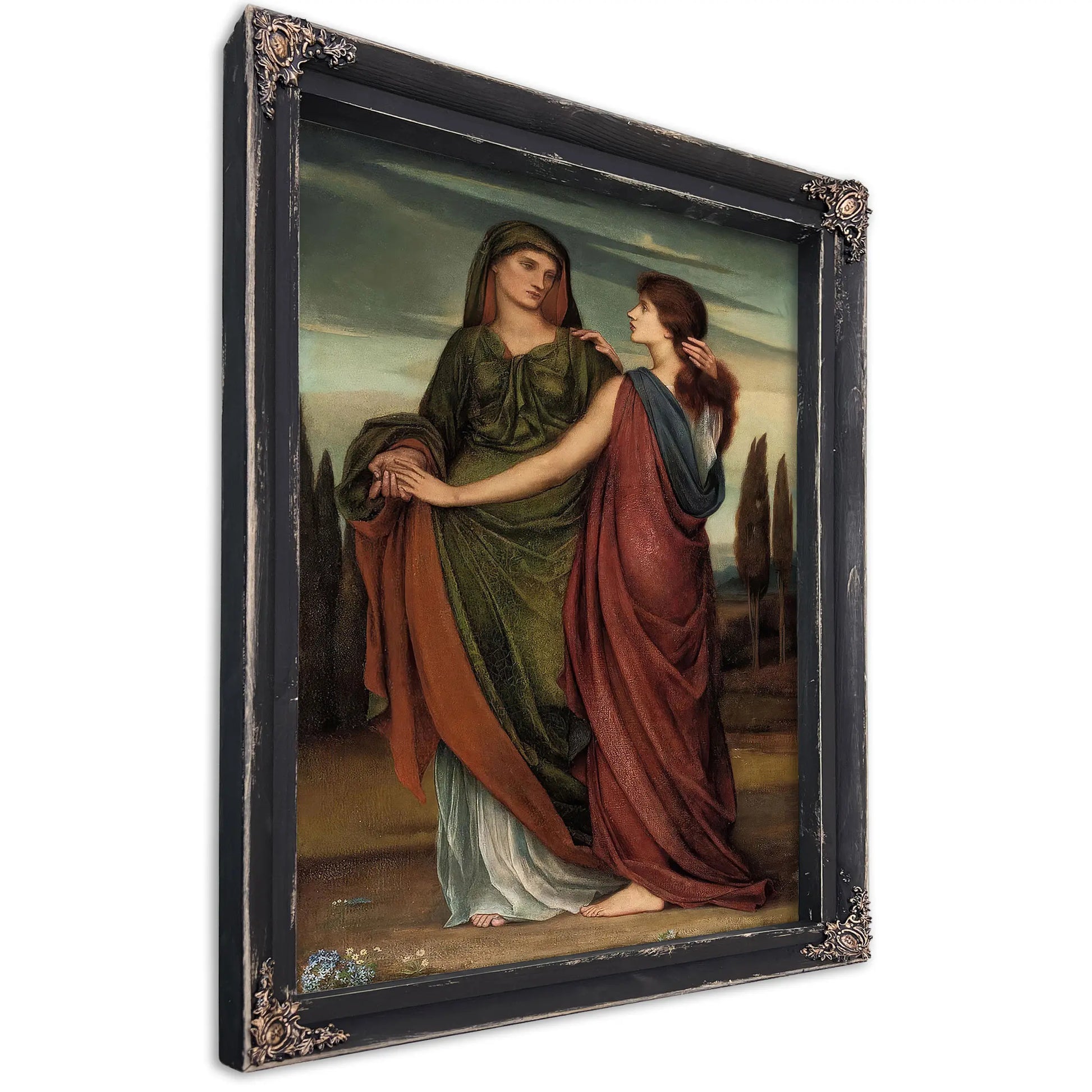 Naomi And Ruth 1887 by Evelyn De Morgan