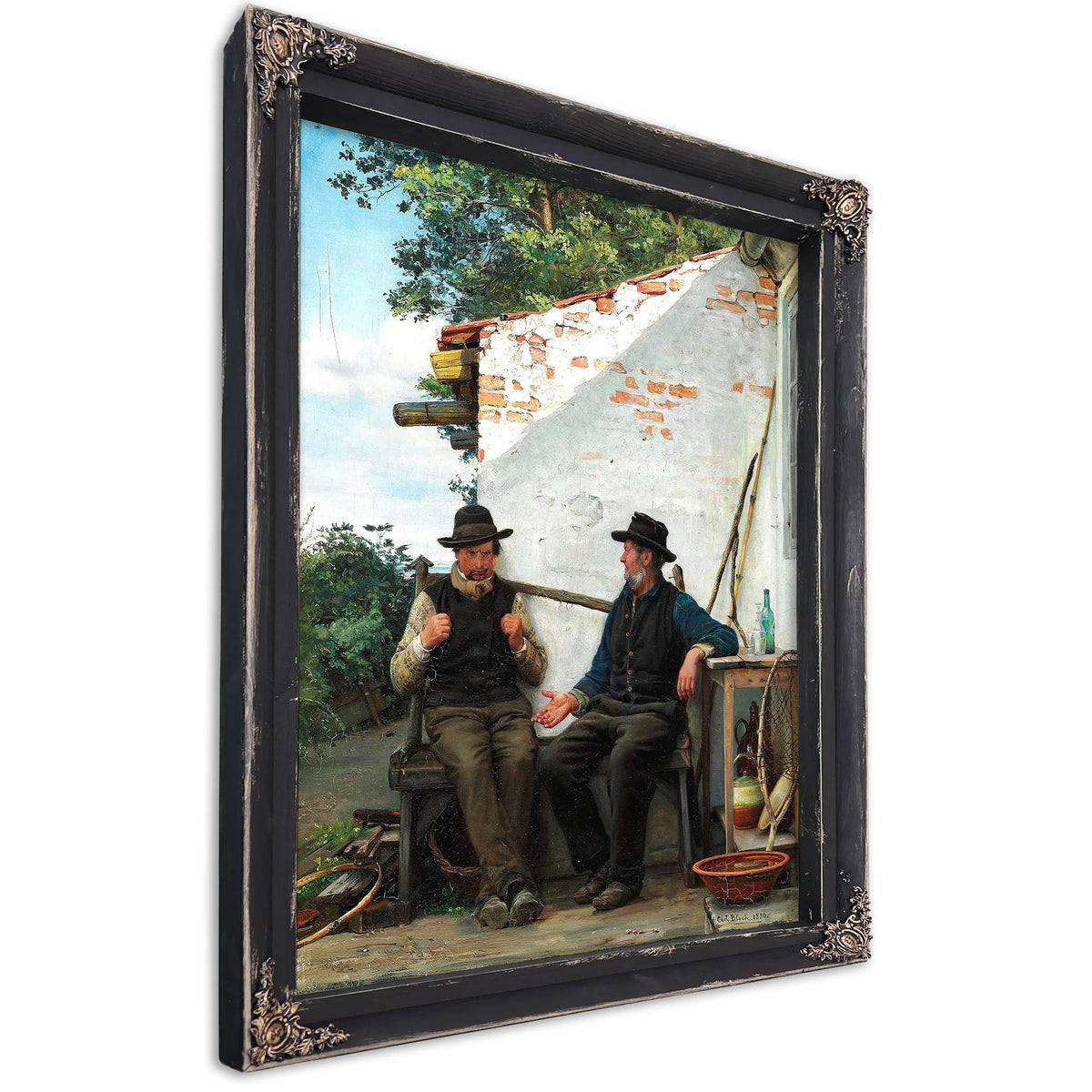 En Samtale Mellem To Fiskere by Carl Bloch