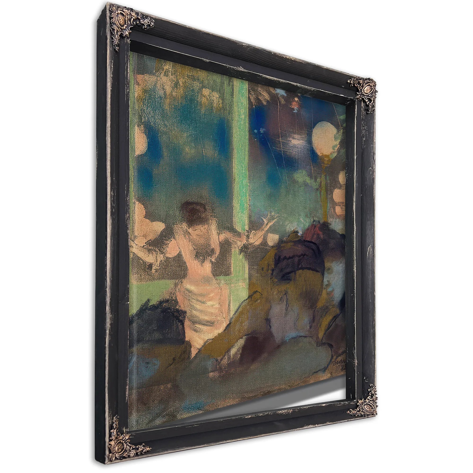 Mademoiselle Be Cat At The Cafe Des Ambassadeurs 1 1 By Edgar Degas Fine Art Print