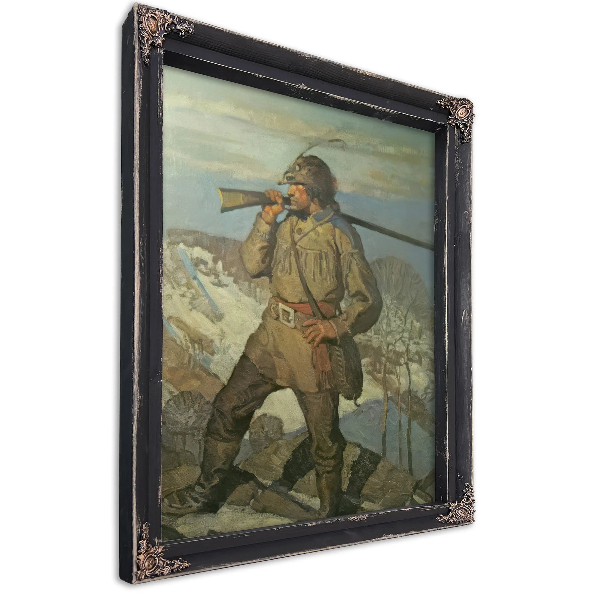 The Fronteirsman By NC Wyeth Fine Art Print