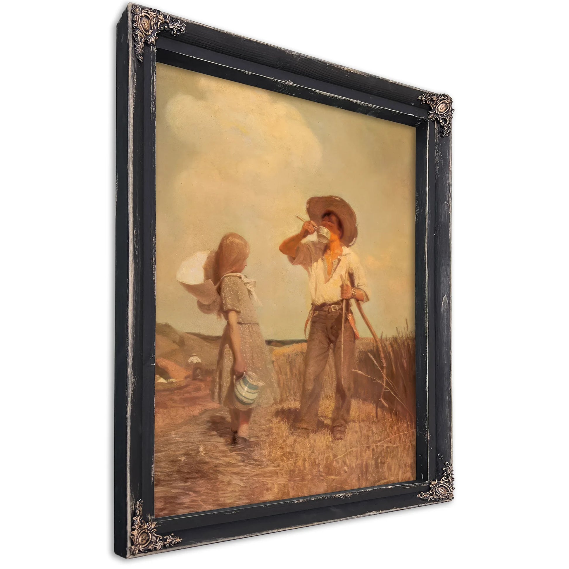 Mowing By NC Wyeth Fine Art Print