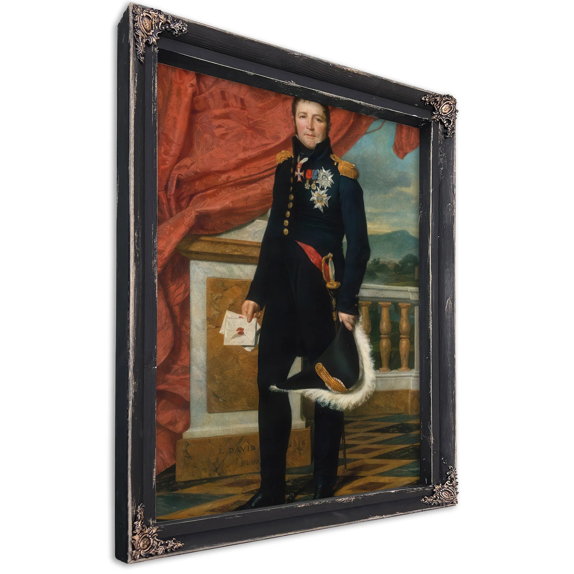 Portrait Of General Etienne Maurice Gerard By Jacques Louis David Fine Art Print