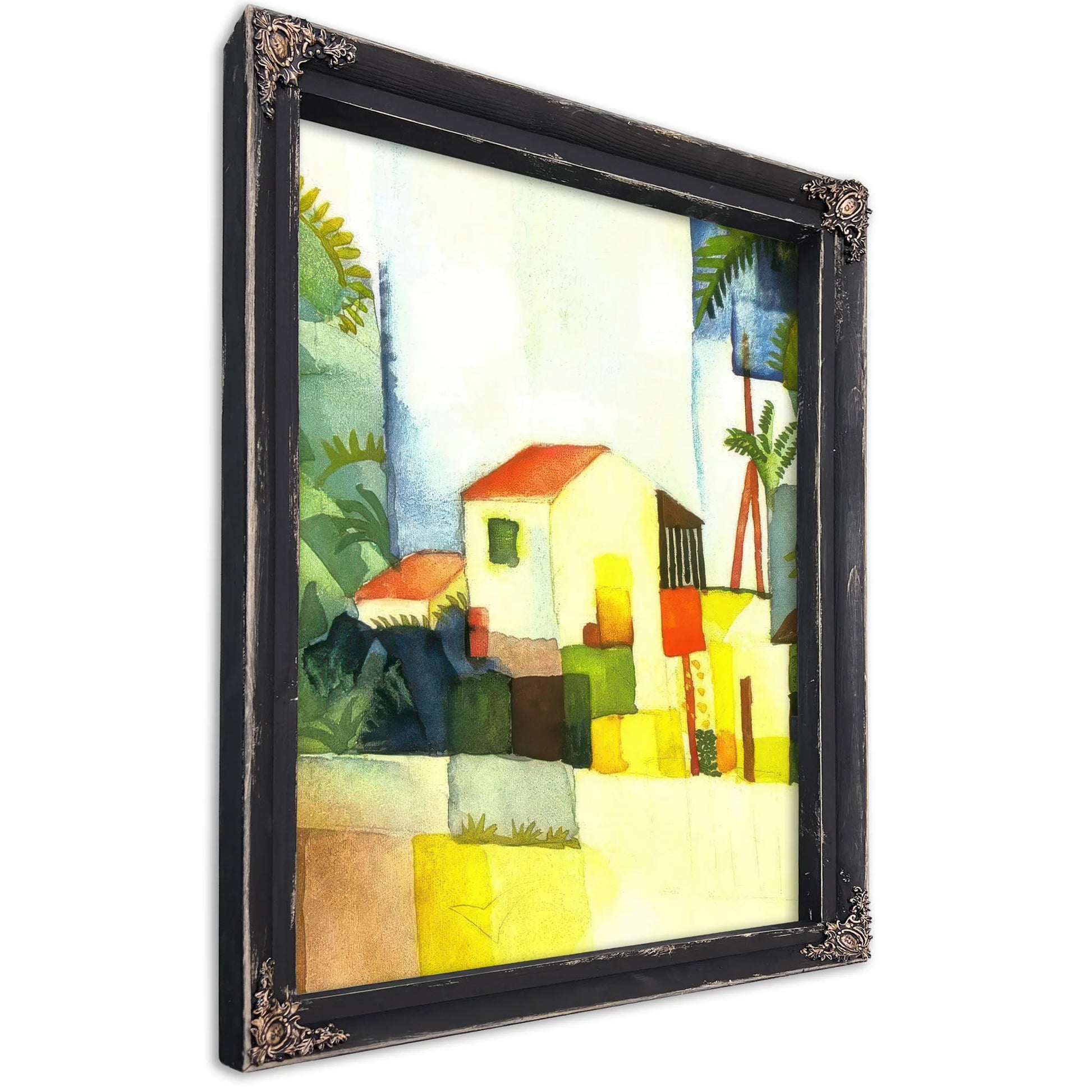 Bright House Ii By August Macke Fine Art Print