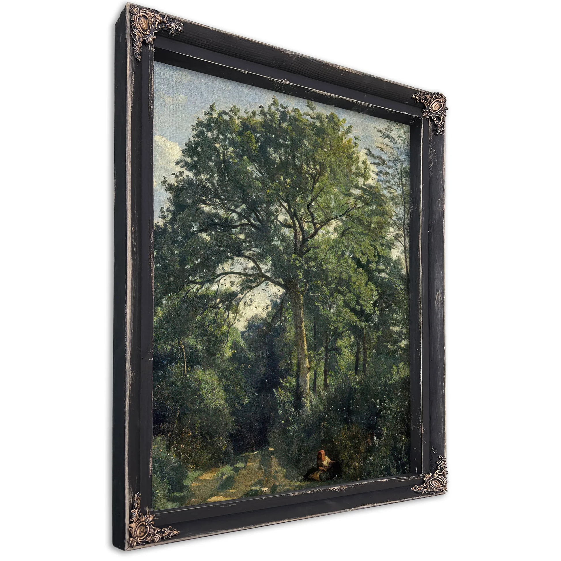 Ville D'avray Entrance To The Wood By Jean Baptiste Camille Corot Fine Art Print