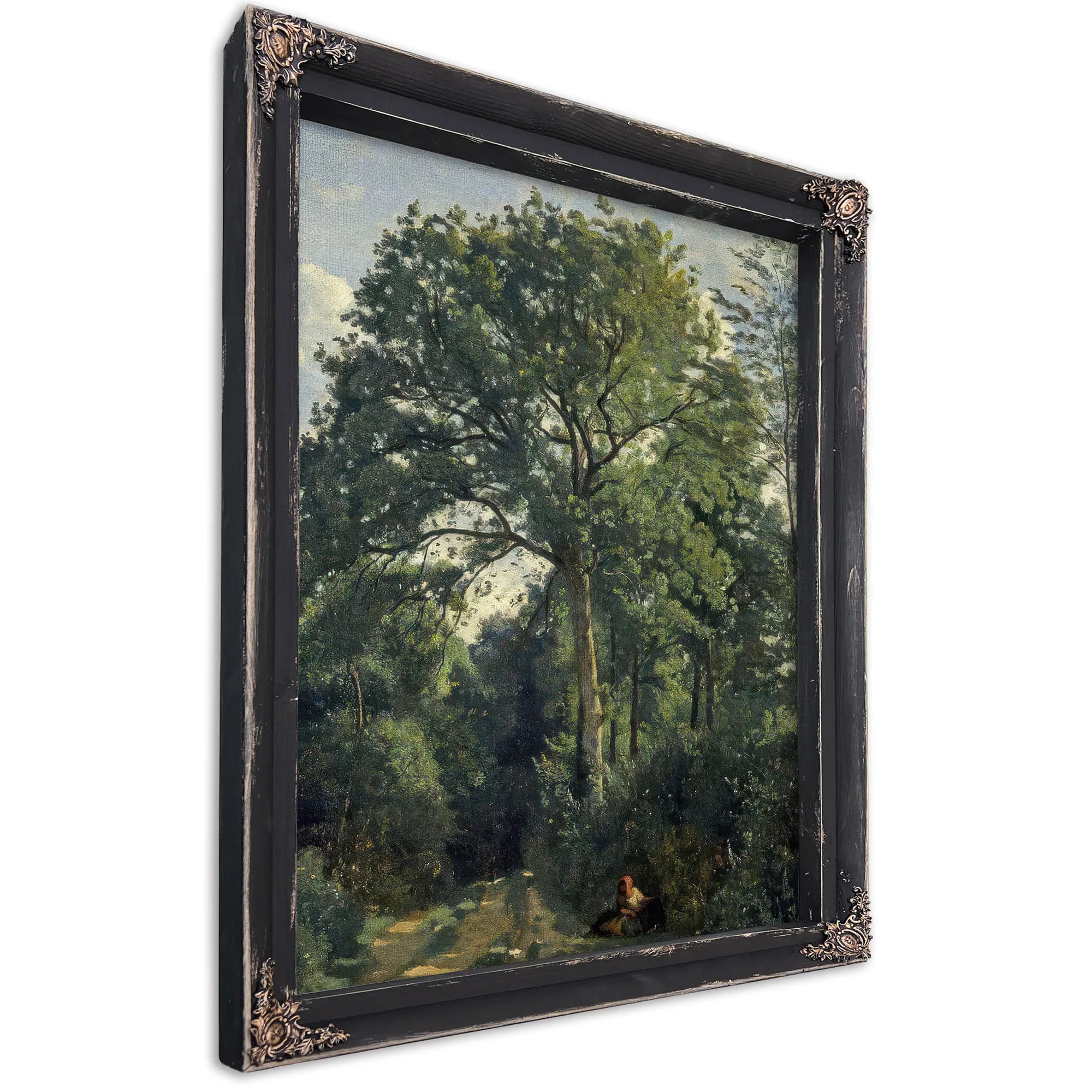 Ville D'avray Entrance To The Wood By Jean Baptiste Camille Corot Fine Art Print