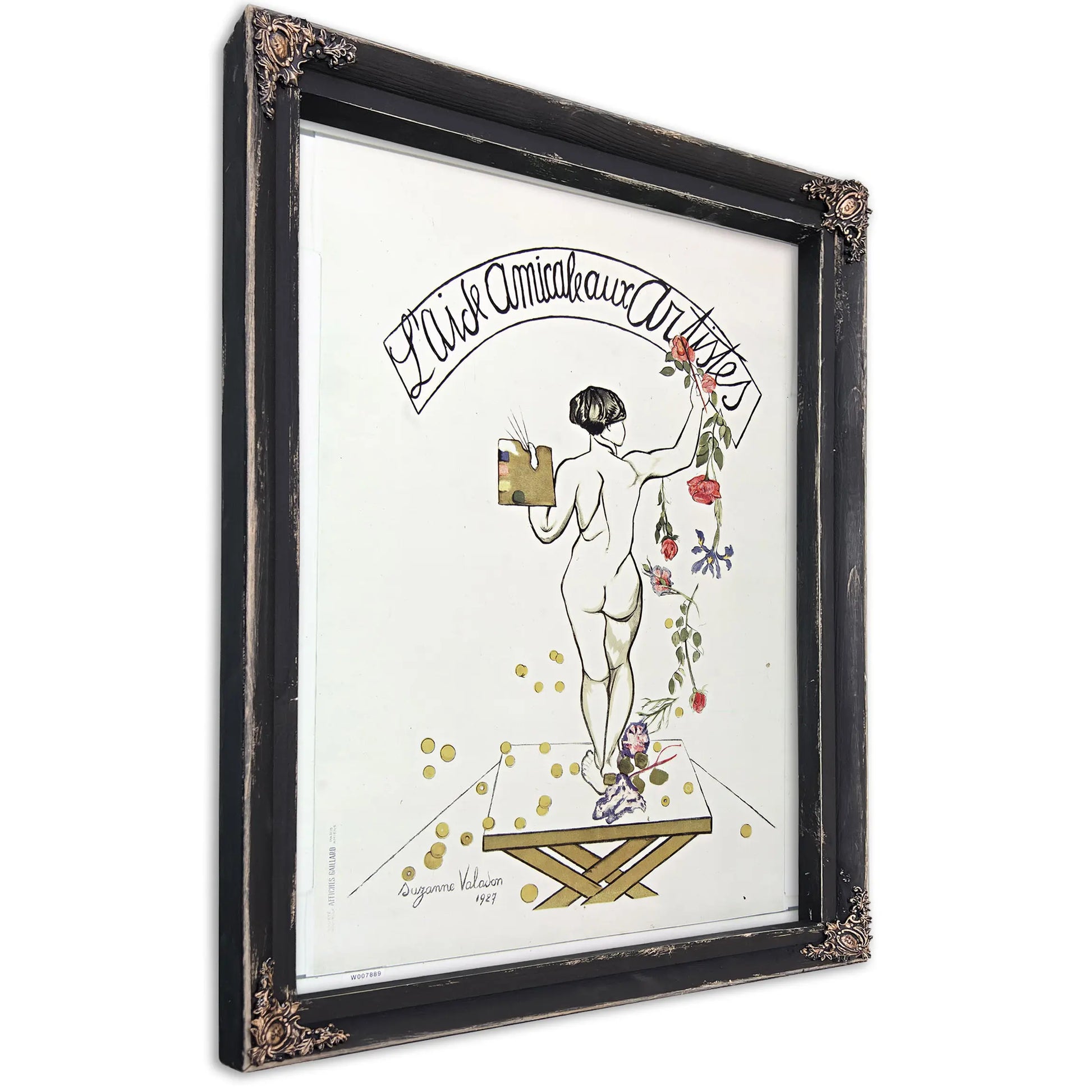 L Aide Amicale Aux Artistes Affiche 1927 by Suzanne Valadon