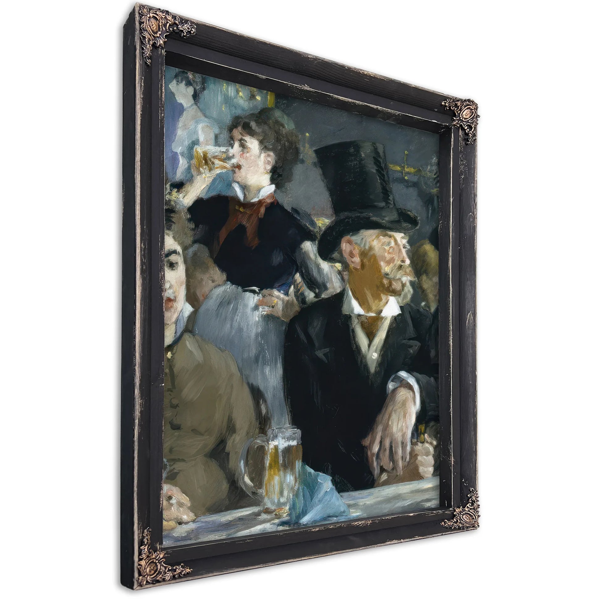 At The Cafe By Edouard Manet Fine Art Print