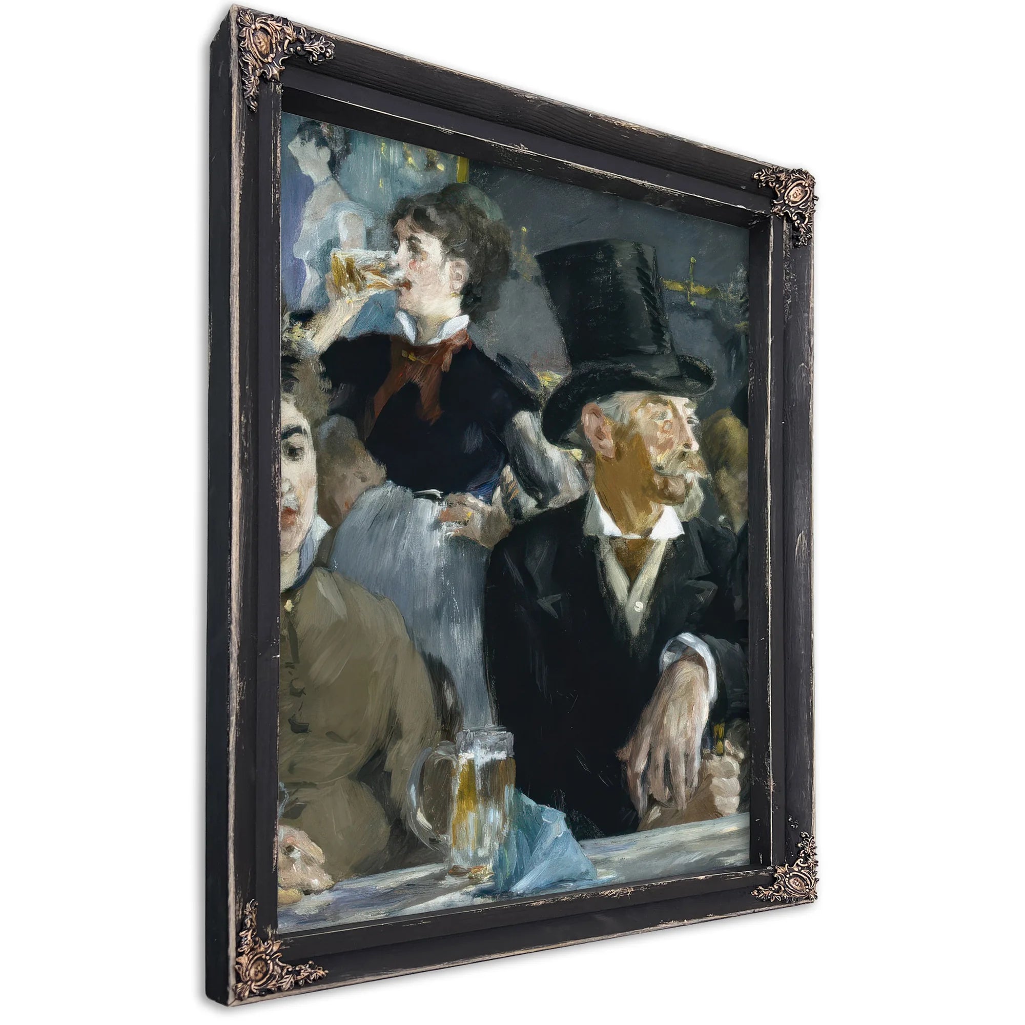 At The Cafe By Edouard Manet Fine Art Print