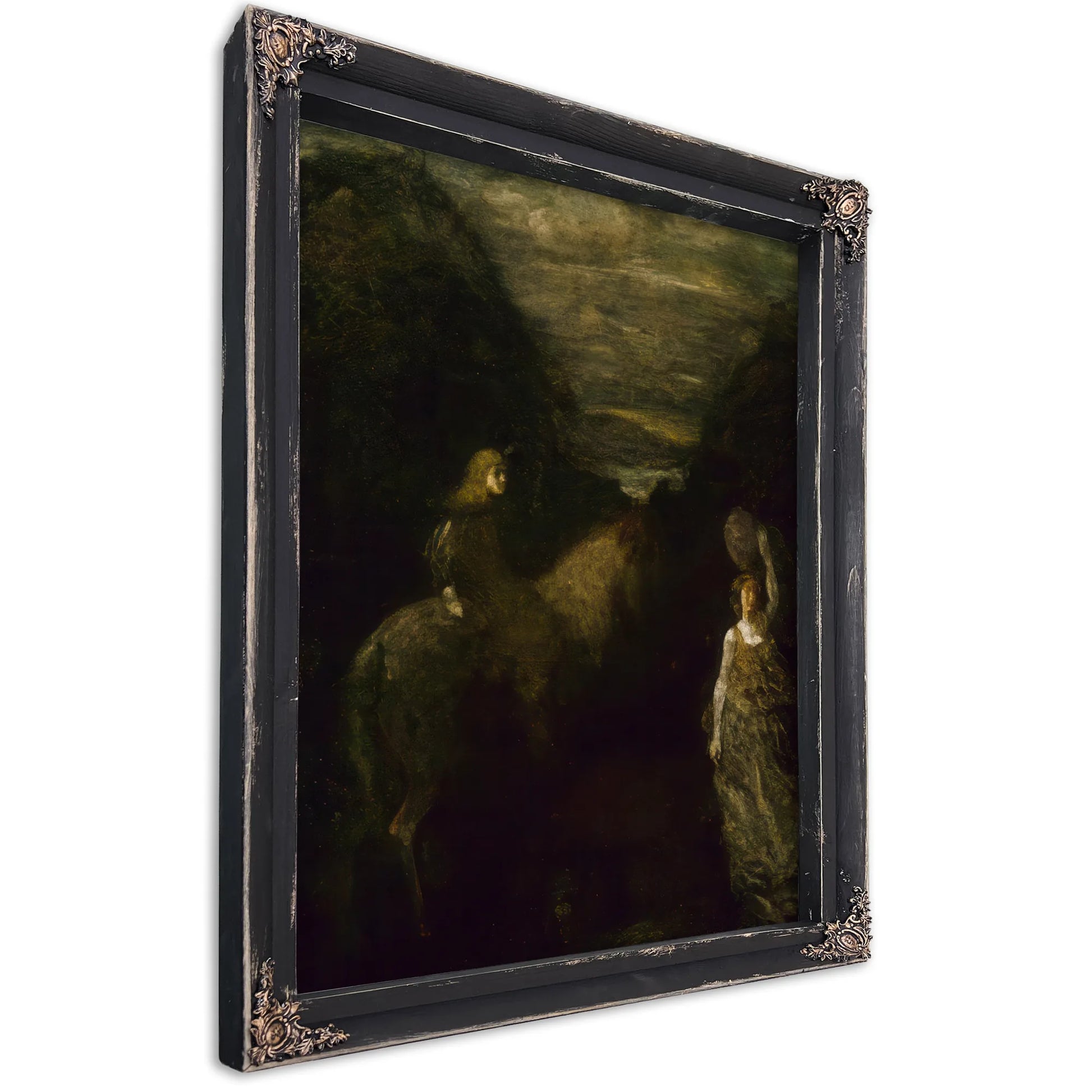 King Cophetua And The Beggar Maid By Albert Pinkhamryder Fine Art Print