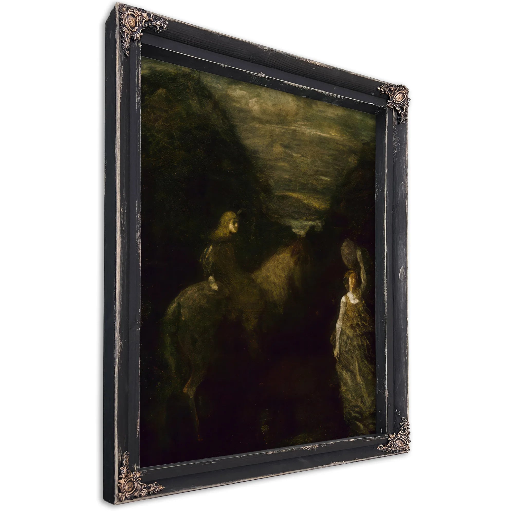 King Cophetua And The Beggar Maid By Albert Pinkhamryder Fine Art Print