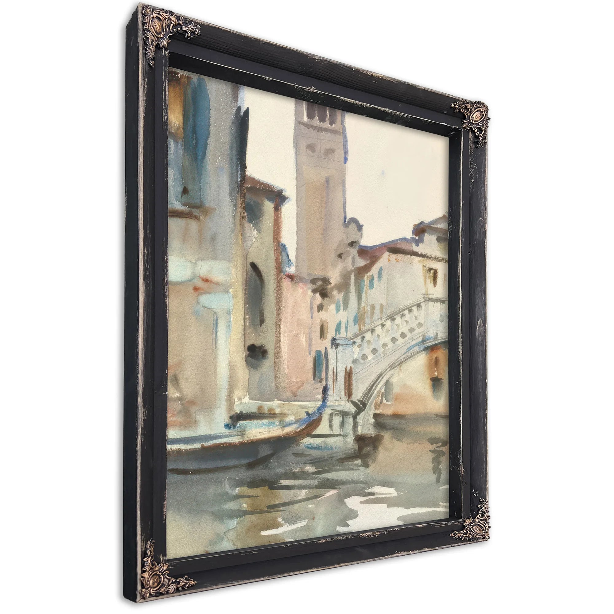 A Bridge And Campanile, Venice By John Singer Sargent Fine Art Print