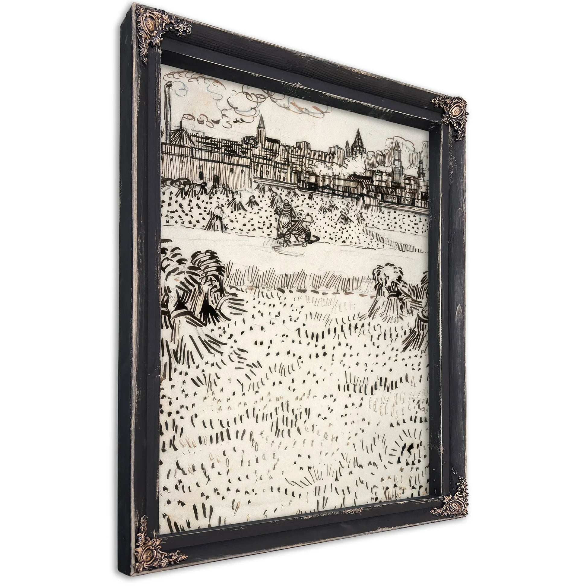 The Harvest By Vincent Van Gogh Fine Art Print