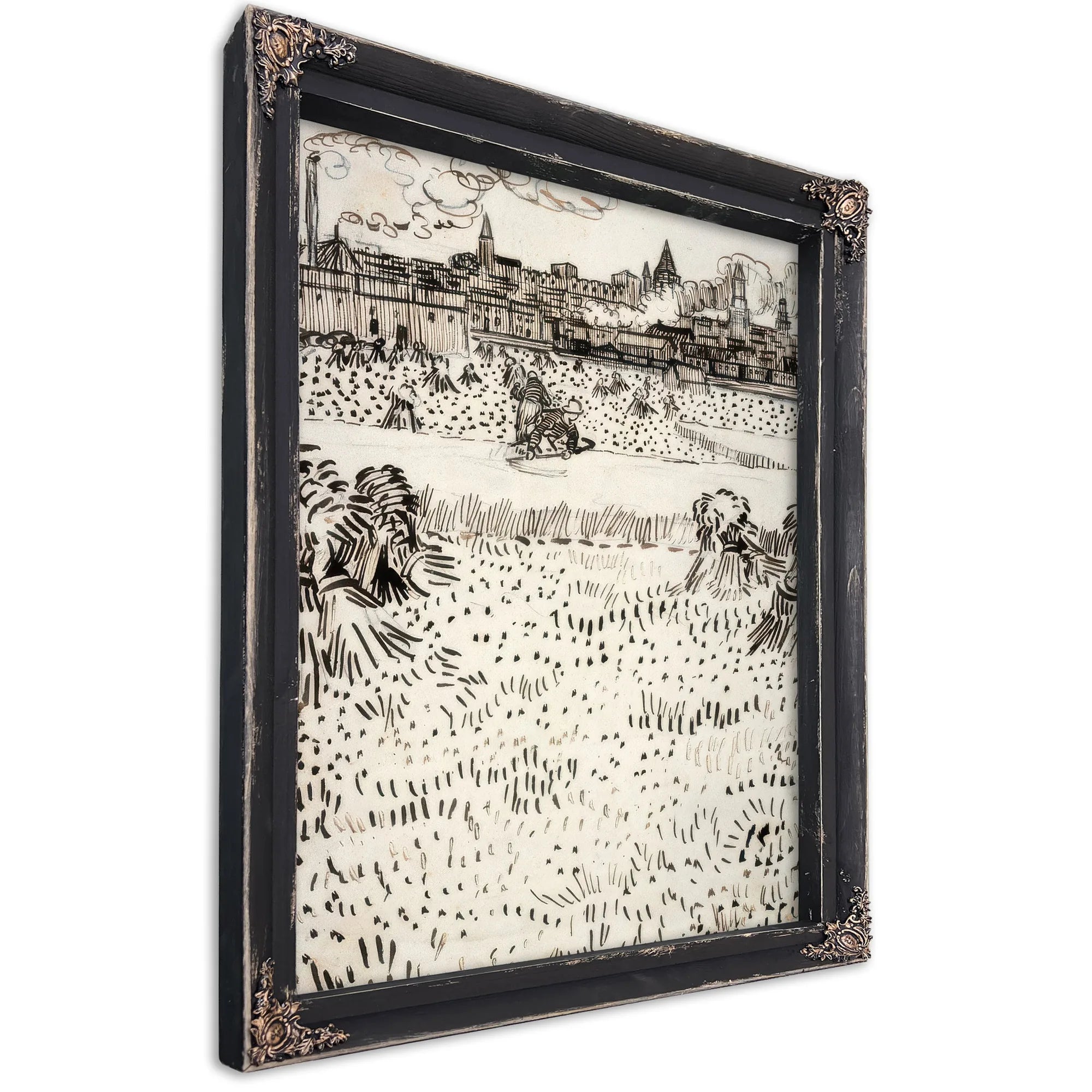 The Harvest By Vincent Van Gogh Fine Art Print
