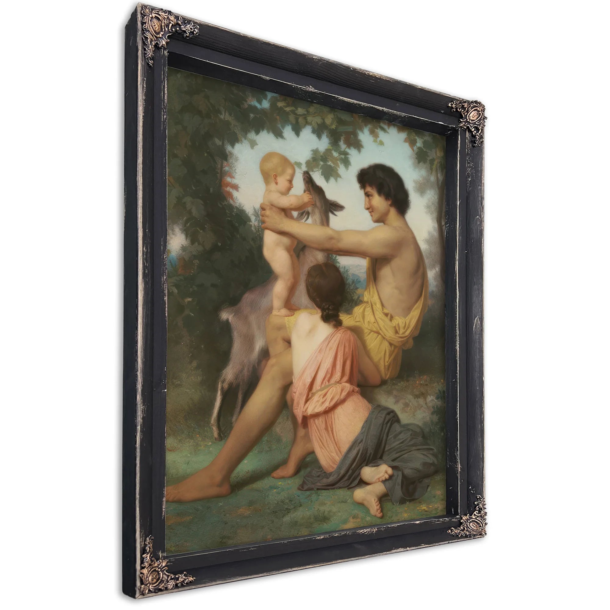 Idyll Family From Antiquity By William Adolphe Bouguereau Fine Art Print