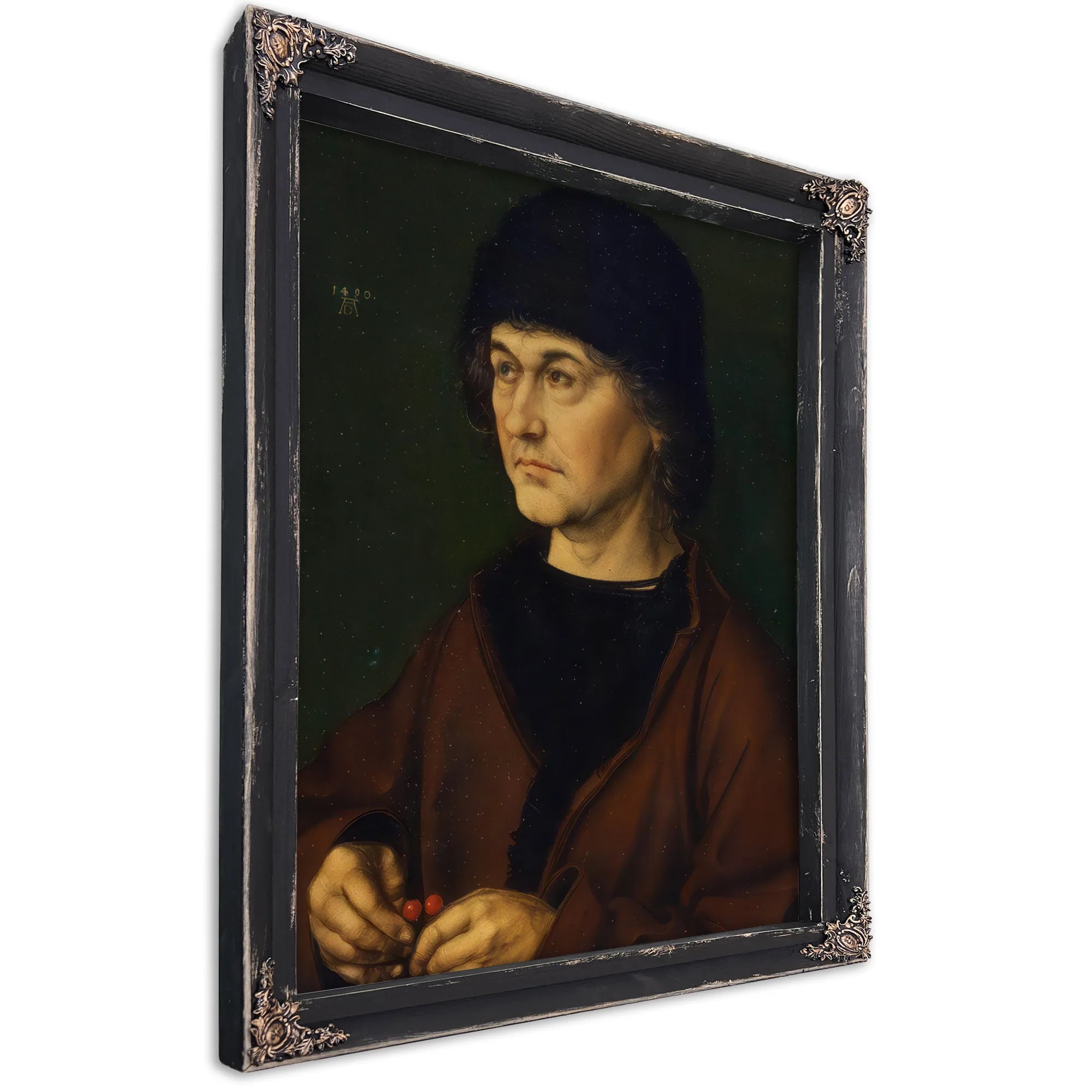 Portrait Of The Artist 1039 S Father 1490 By Albrecht Durer Fine Art Print