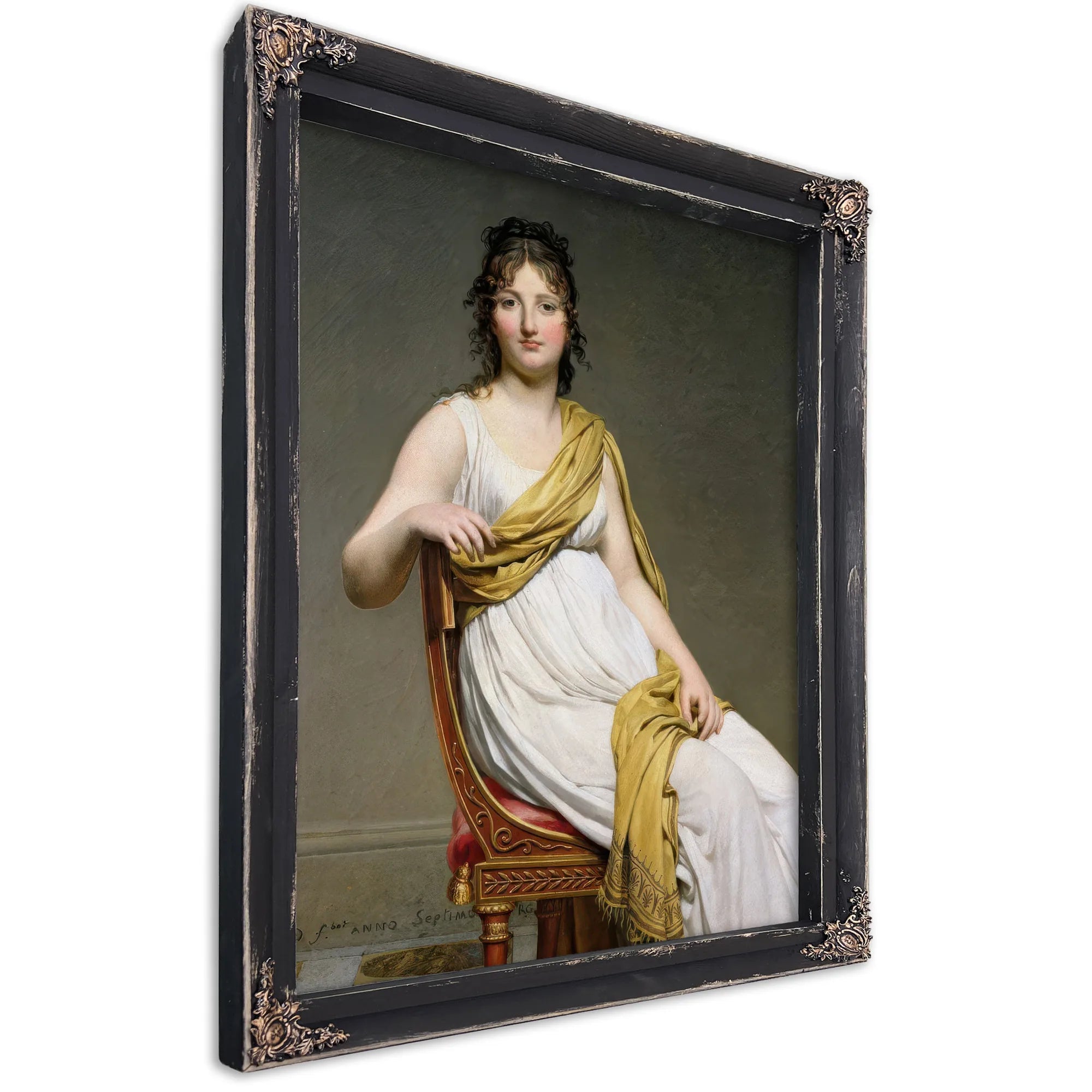 Portrait Of Madame Raymond De Verninac (1780 1827) By Jacques Louis David Fine Art Print