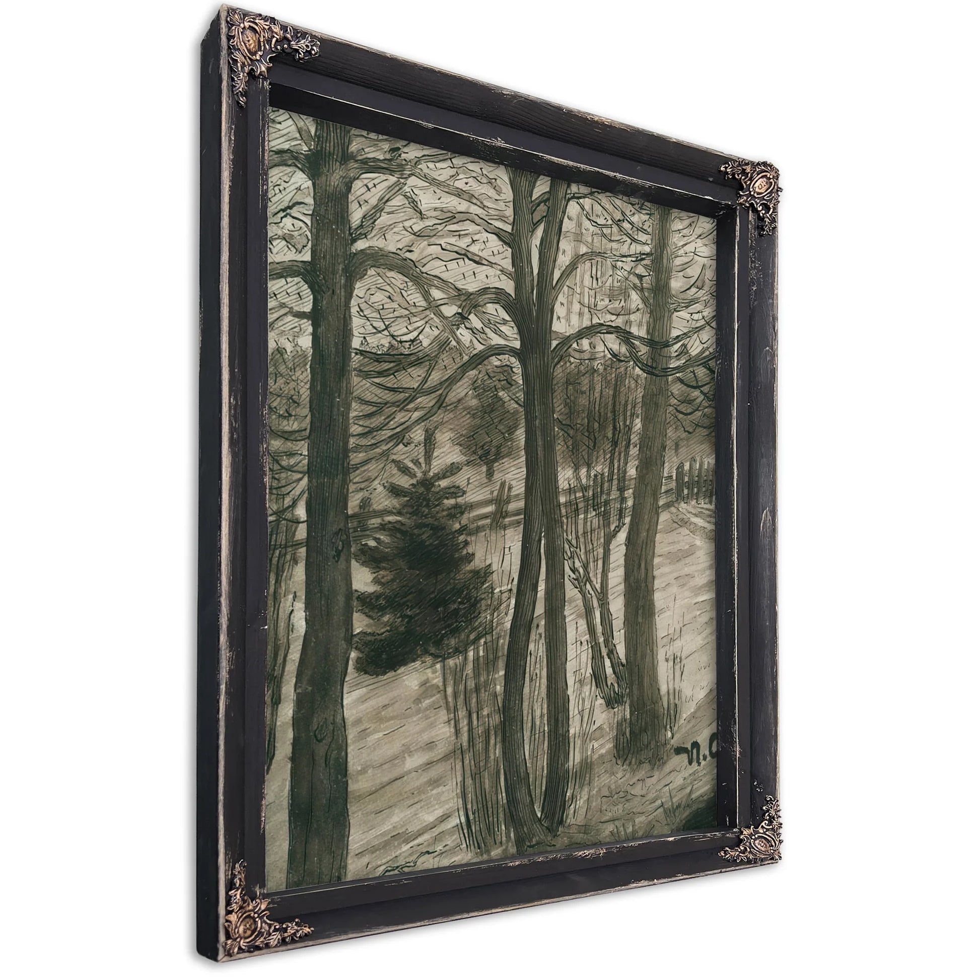 Naked Trees By Nicolai Astrup Fine Art Print