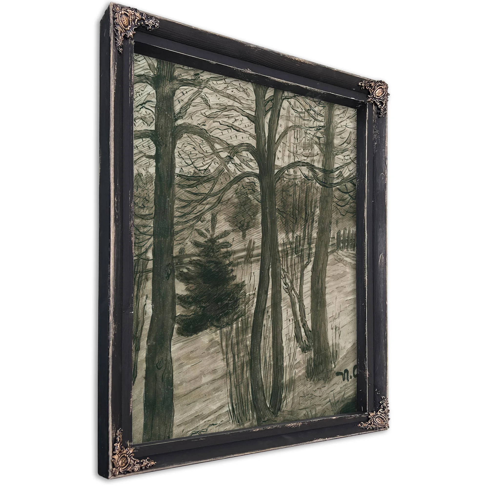 Naked Trees By Nicolai Astrup Fine Art Print