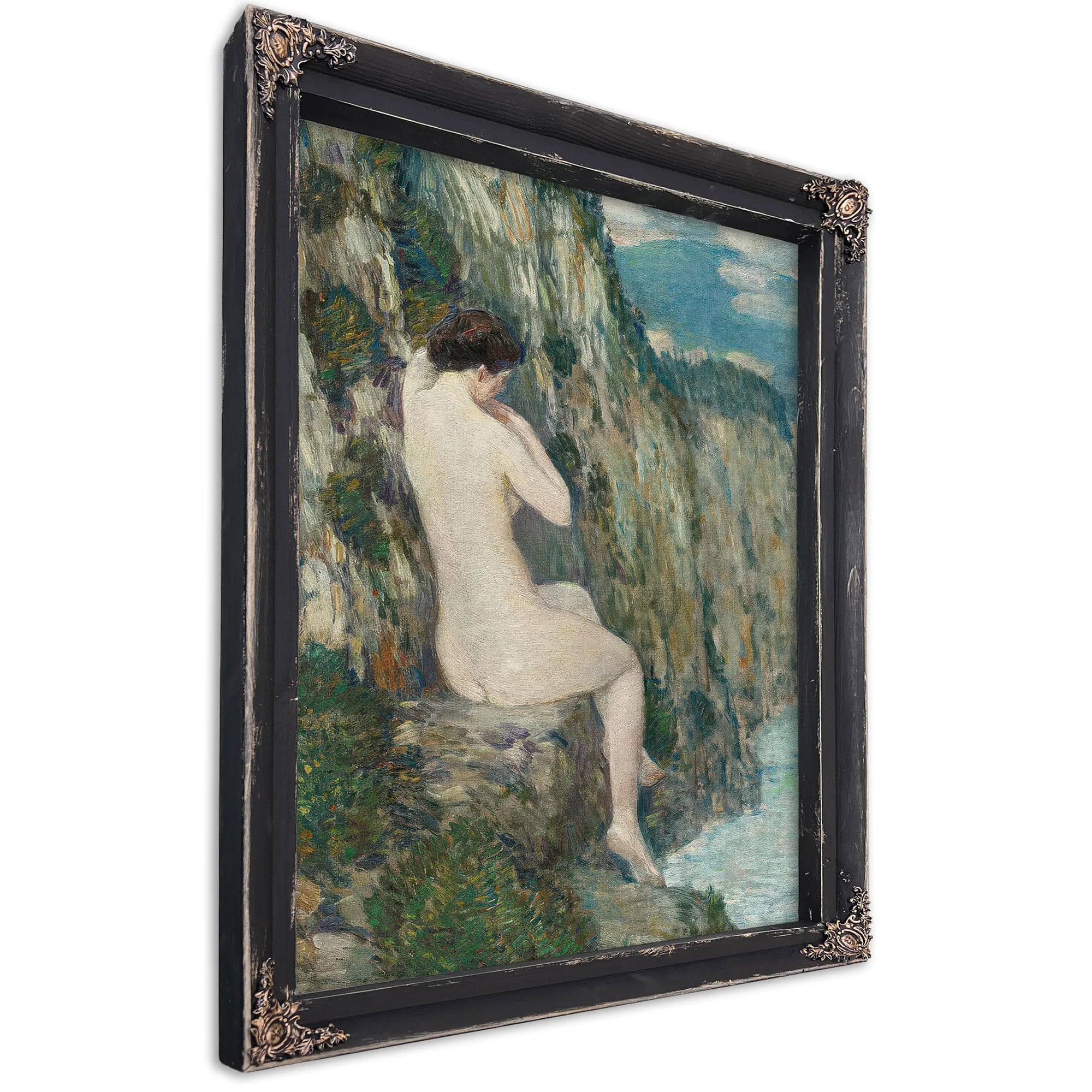 Nude In The Water By Pierre Auguste Renoir Fine Art Print